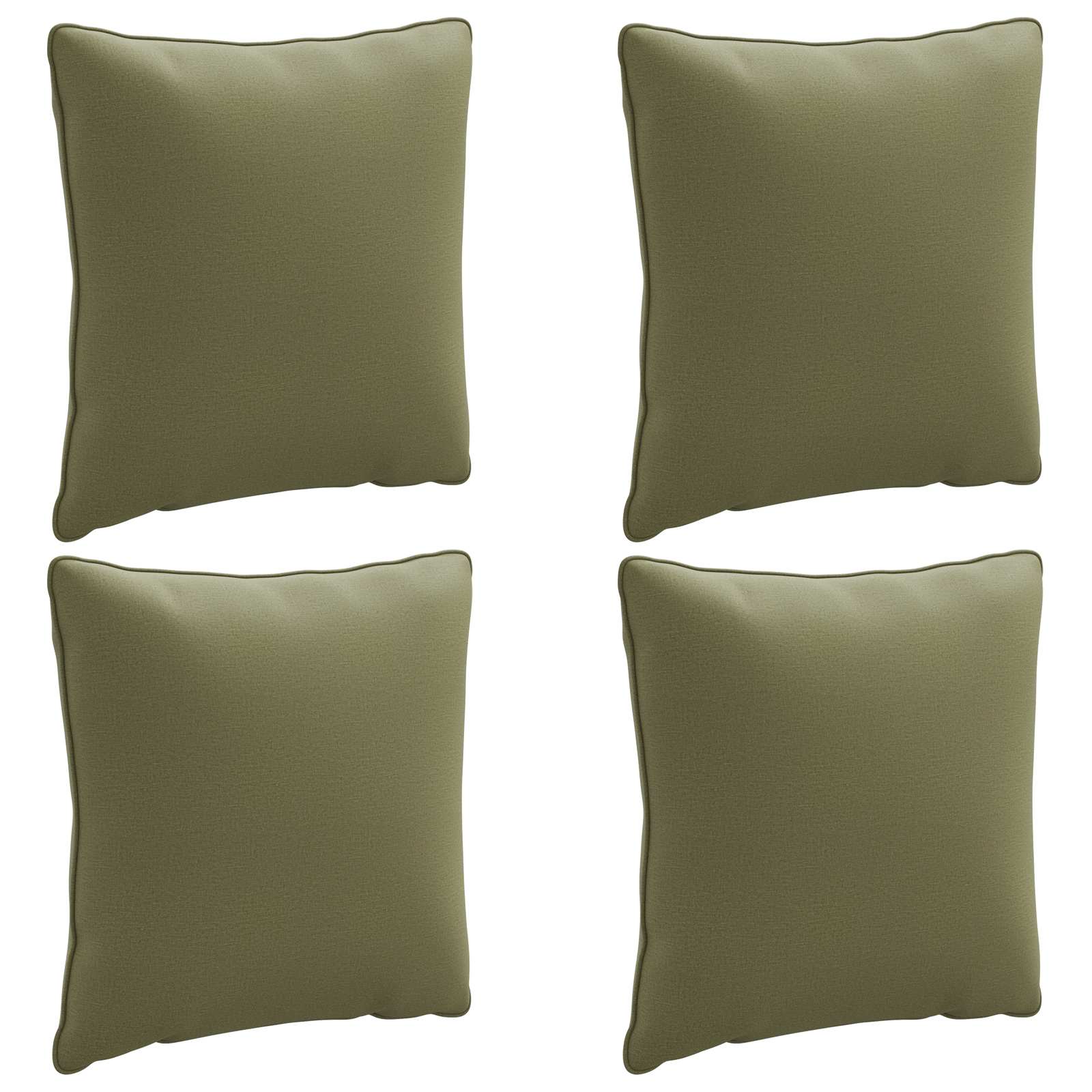 4-Τεμαχίων Μαξιλάρια Πλάτης PUTTEN 4 pcs 100% Πολυεστέρας Λαδί