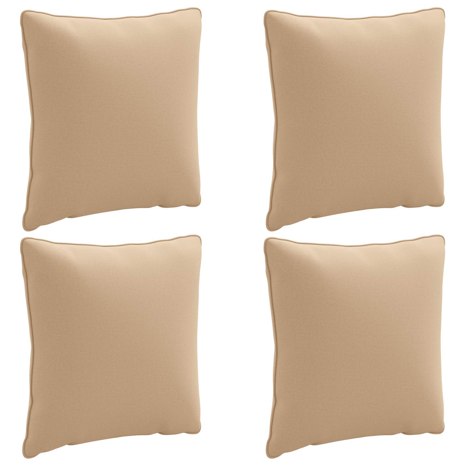 4-Τεμαχίων Μαξιλάρια Πλάτης PUTTEN 4 pcs 100% Πολυεστέρας Άμμος