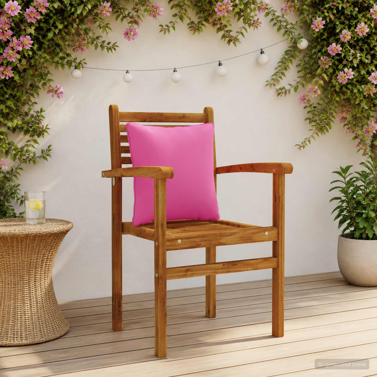 4-Τεμαχίων Μαξιλάρια Πλάτης PUTTEN 4 pcs 100% Πολυεστέρας Ροζ