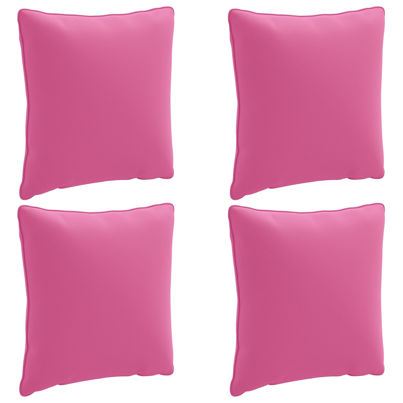 4-Τεμαχίων Μαξιλάρια Πλάτης PUTTEN 4 pcs 100% Πολυεστέρας Ροζ
