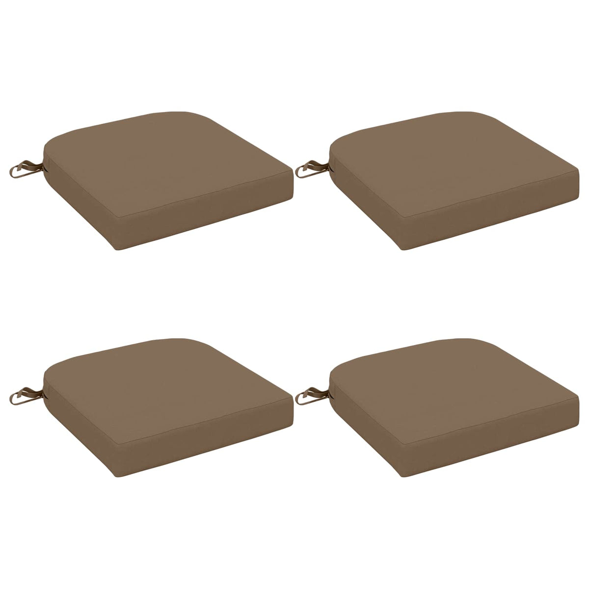 Σετ Μαξιλαριών 4 Τεμαχίων SOEST 4 pcs 100% Πολυεστέρας Taupe - Pakobazaar