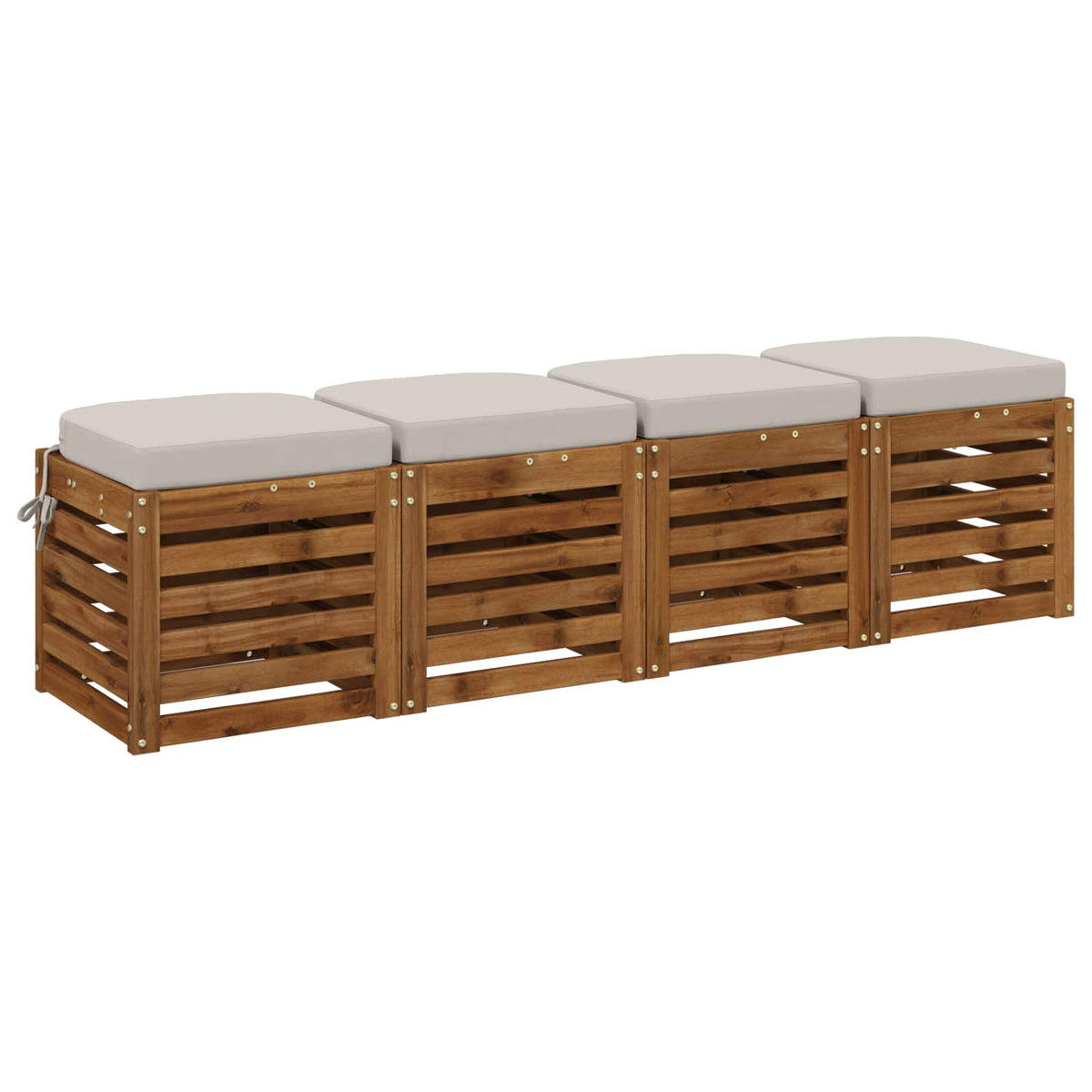 Σετ Μαξιλαριών 4 Τεμαχίων SOEST 4 pcs 100% Πολυεστέρας Λευκό - Pakobazaar