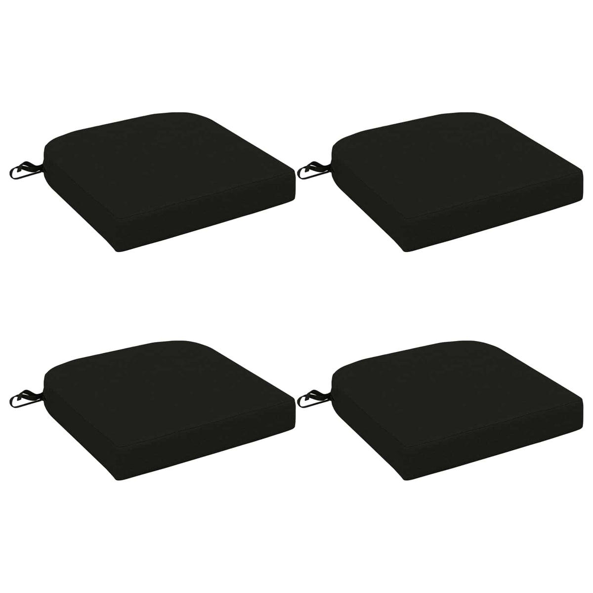Σετ Μαξιλαριών 4 Τεμαχίων SOEST 4 pcs 100% Πολυεστέρας Μαύρο
