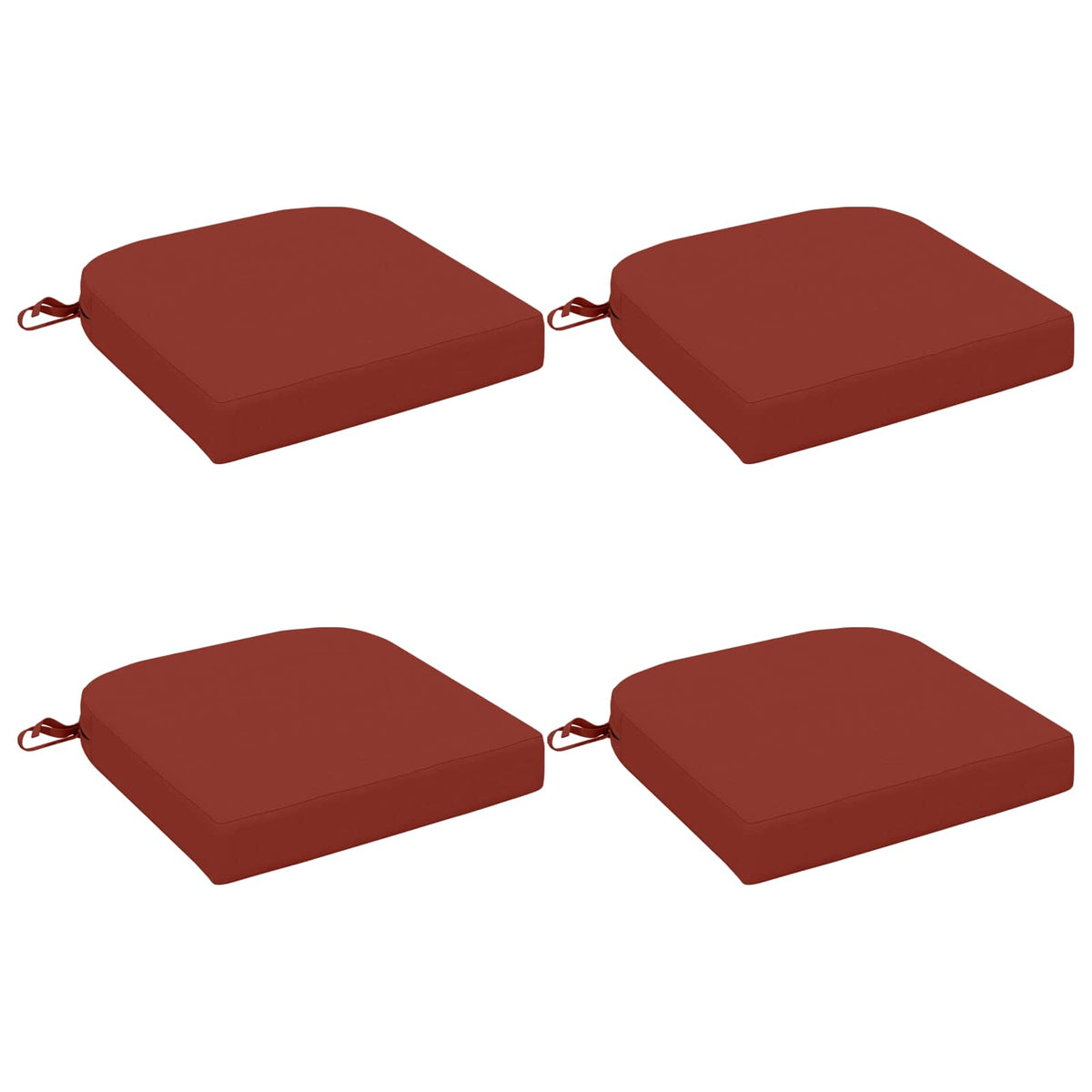 Σετ Μαξιλαριών 4 Τεμαχίων SOEST 4 pcs 100% Πολυεστέρας Κόκκινο - Pakobazaar