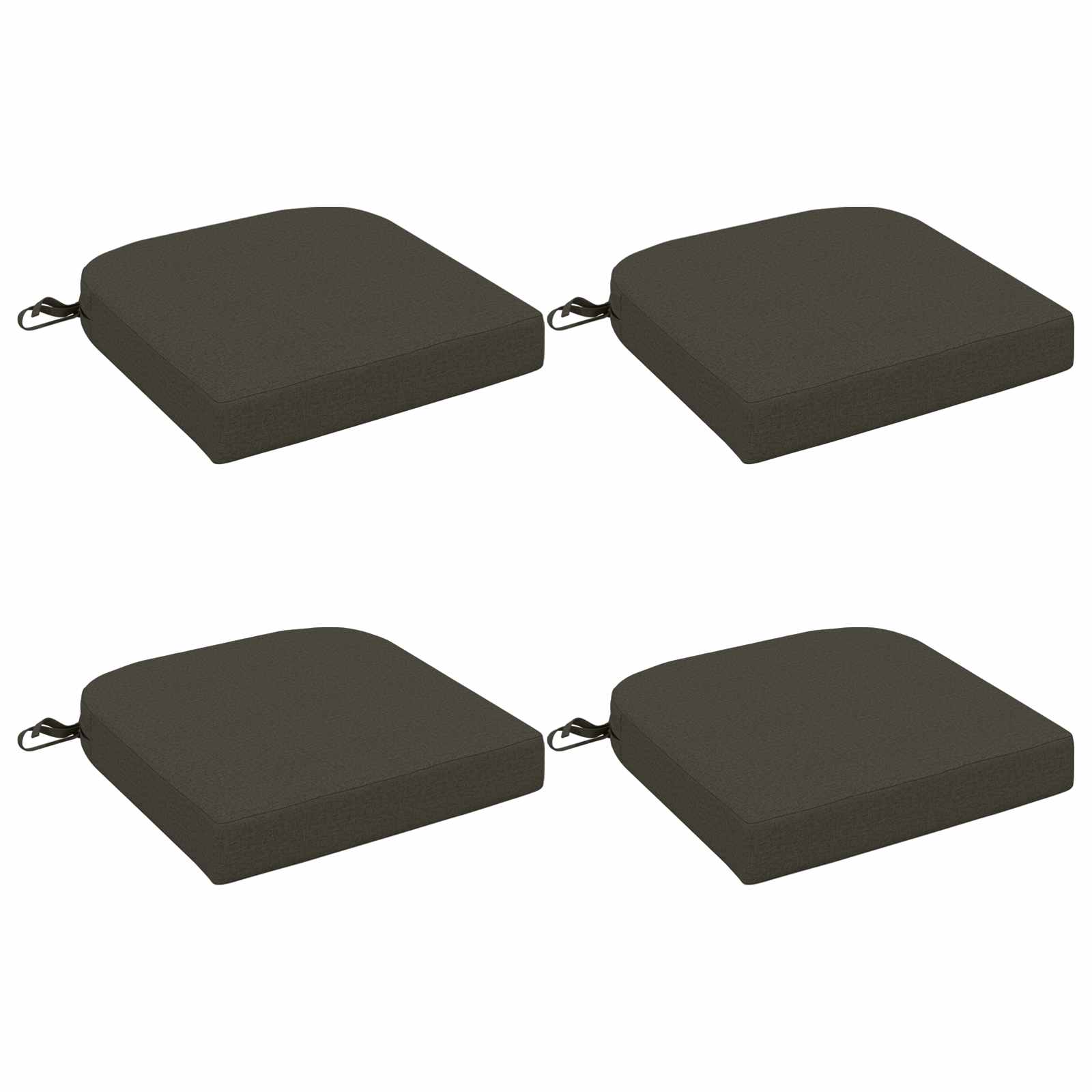 Σετ Μαξιλαριών 4 Τεμαχίων SOEST 4 pcs 100% Πολυεστέρας Ανθρακί - Pakobazaar