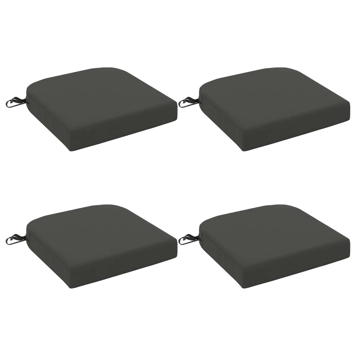 Σετ Μαξιλαριών 4 Τεμαχίων SOEST 4 pcs 100% Πολυεστέρας Ανθρακί - Pakobazaar
