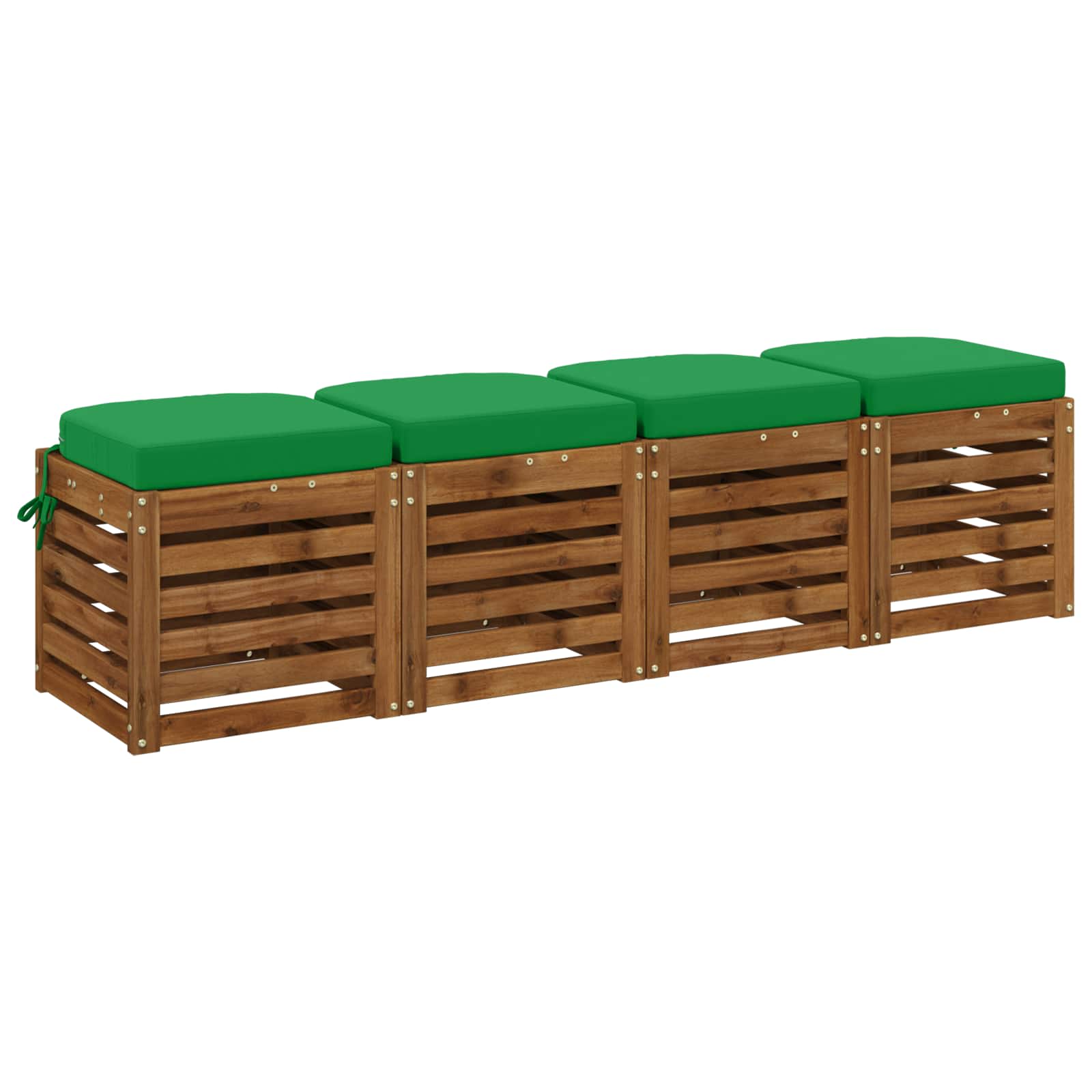 Σετ Μαξιλαριών 4 Τεμαχίων SOEST 4 pcs 100% Πολυεστέρας Πράσινο - Pakobazaar