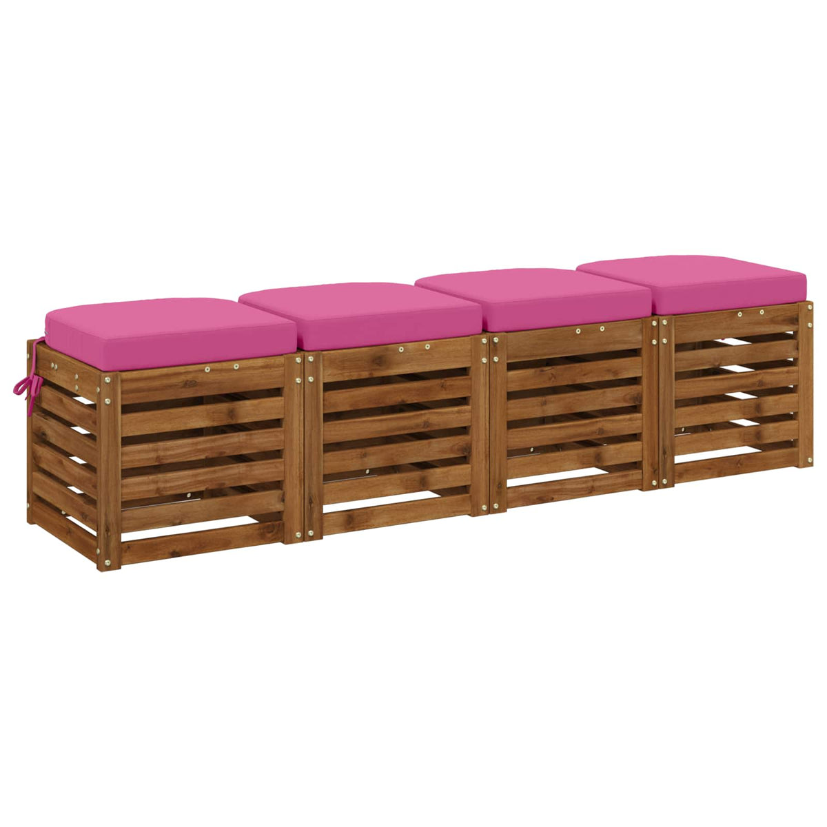 Σετ Μαξιλαριών 4 Τεμαχίων SOEST 4 pcs 100% Πολυεστέρας Ροζ - Pakobazaar