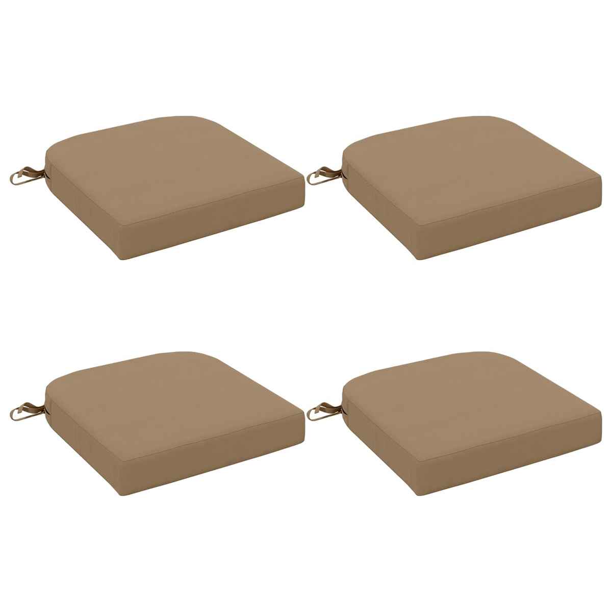 Σετ Μαξιλαριών 4 Τεμαχίων SOEST 4 pcs 100% Πολυεστέρας Taupe - Pakobazaar