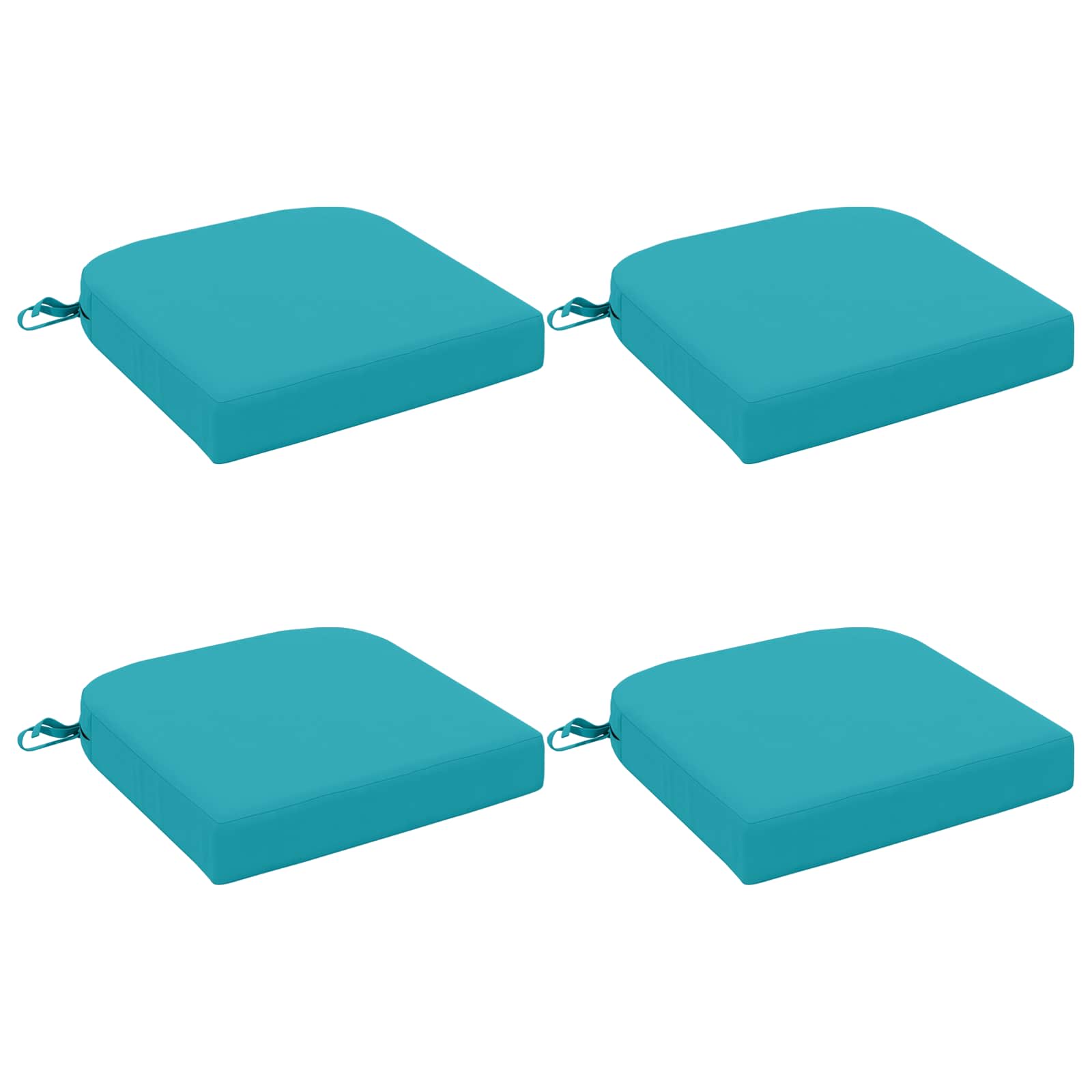 Σετ Μαξιλαριών 4 Τεμαχίων SOEST 4 pcs 100% Πολυεστέρας Τιρκουάζ - Pakobazaar