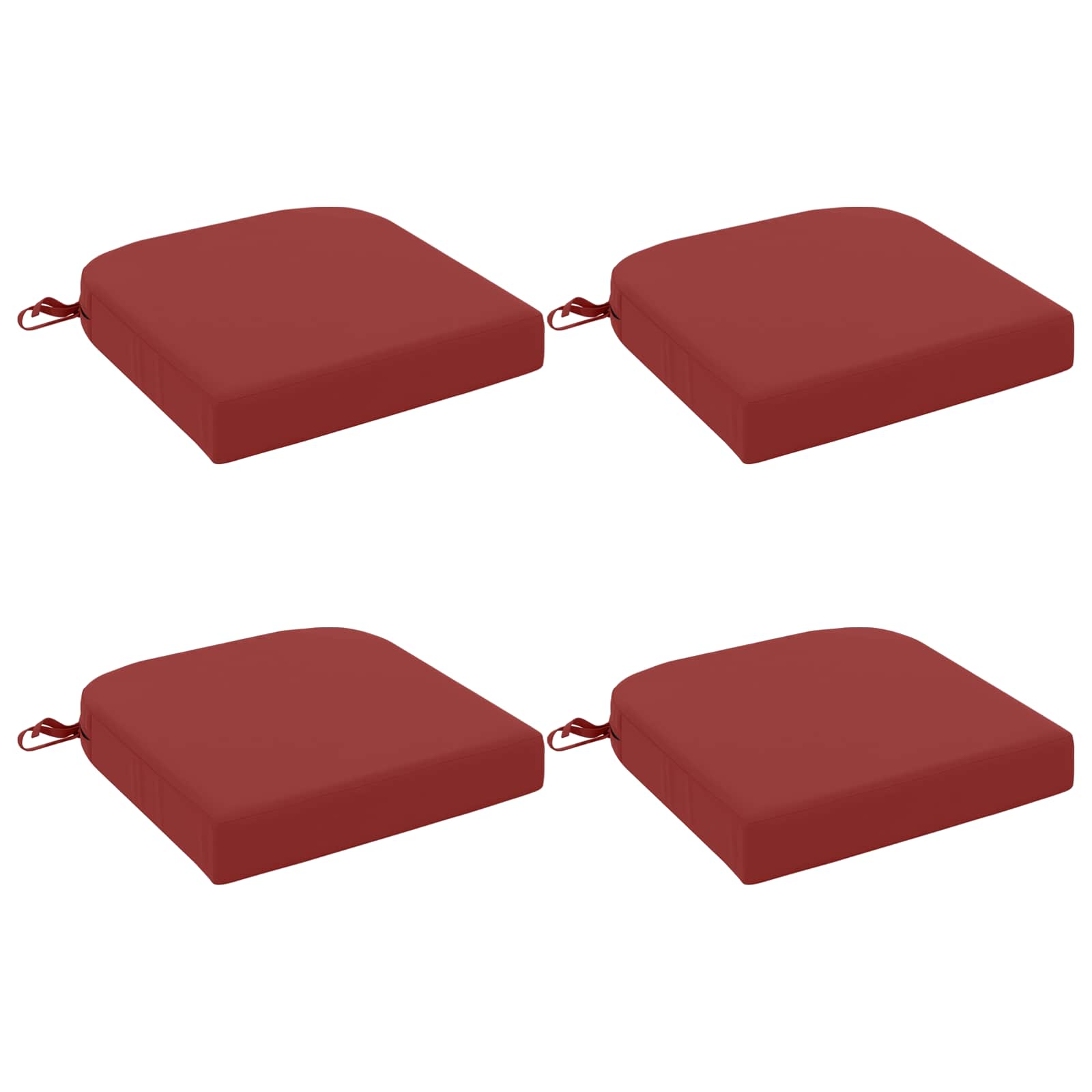 Σετ Μαξιλαριών 4 Τεμαχίων SOEST 4 pcs 100% Πολυεστέρας Κόκκινο - Pakobazaar