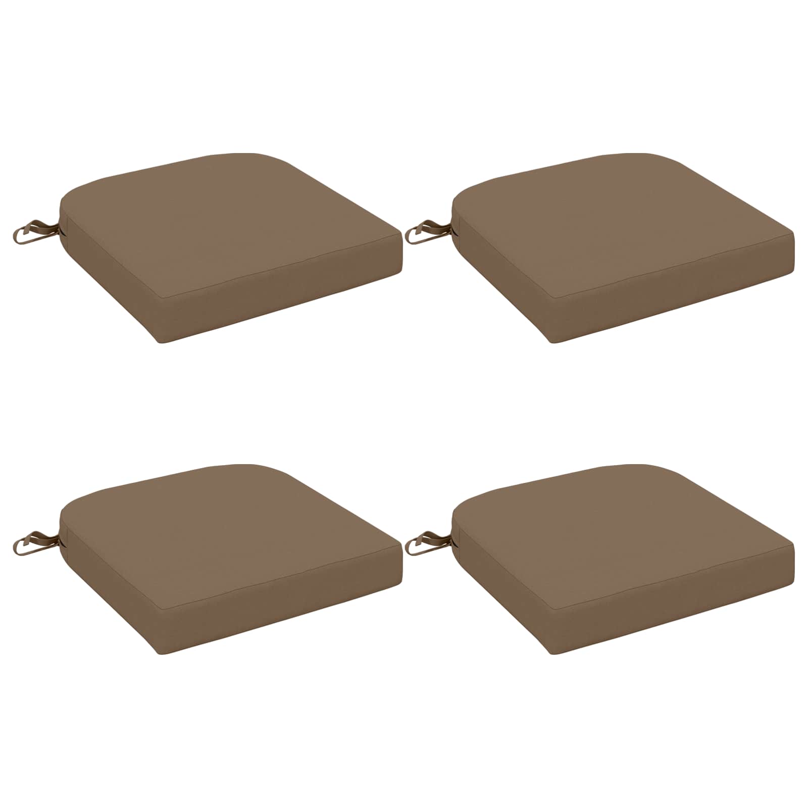 Σετ Μαξιλαριών 4 Τεμαχίων SOEST 4 pcs 100% Πολυεστέρας Taupe - Pakobazaar