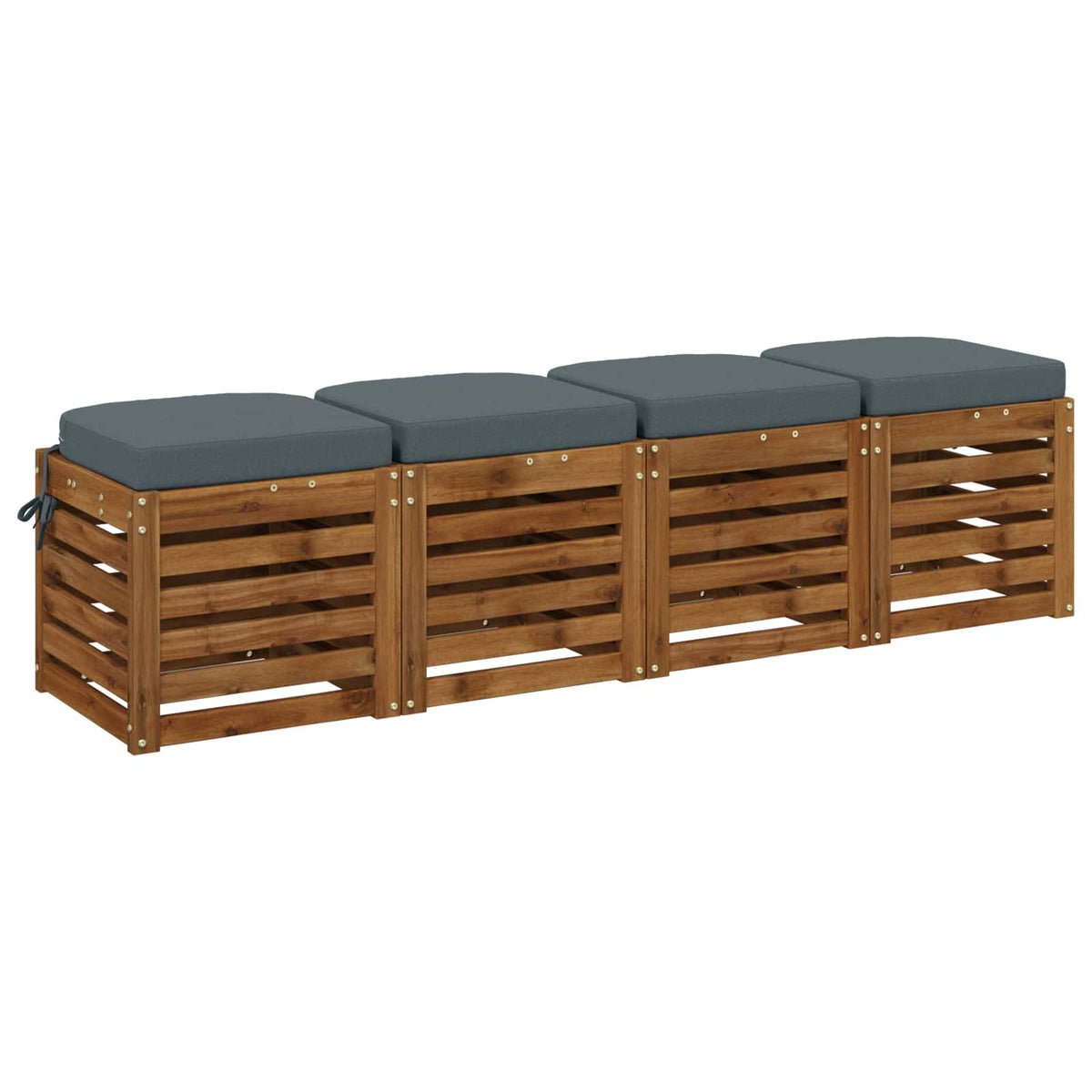 Σετ Μαξιλαριών 4 Τεμαχίων SOEST 4 pcs 100% Πολυεστέρας Μπλε - Pakobazaar