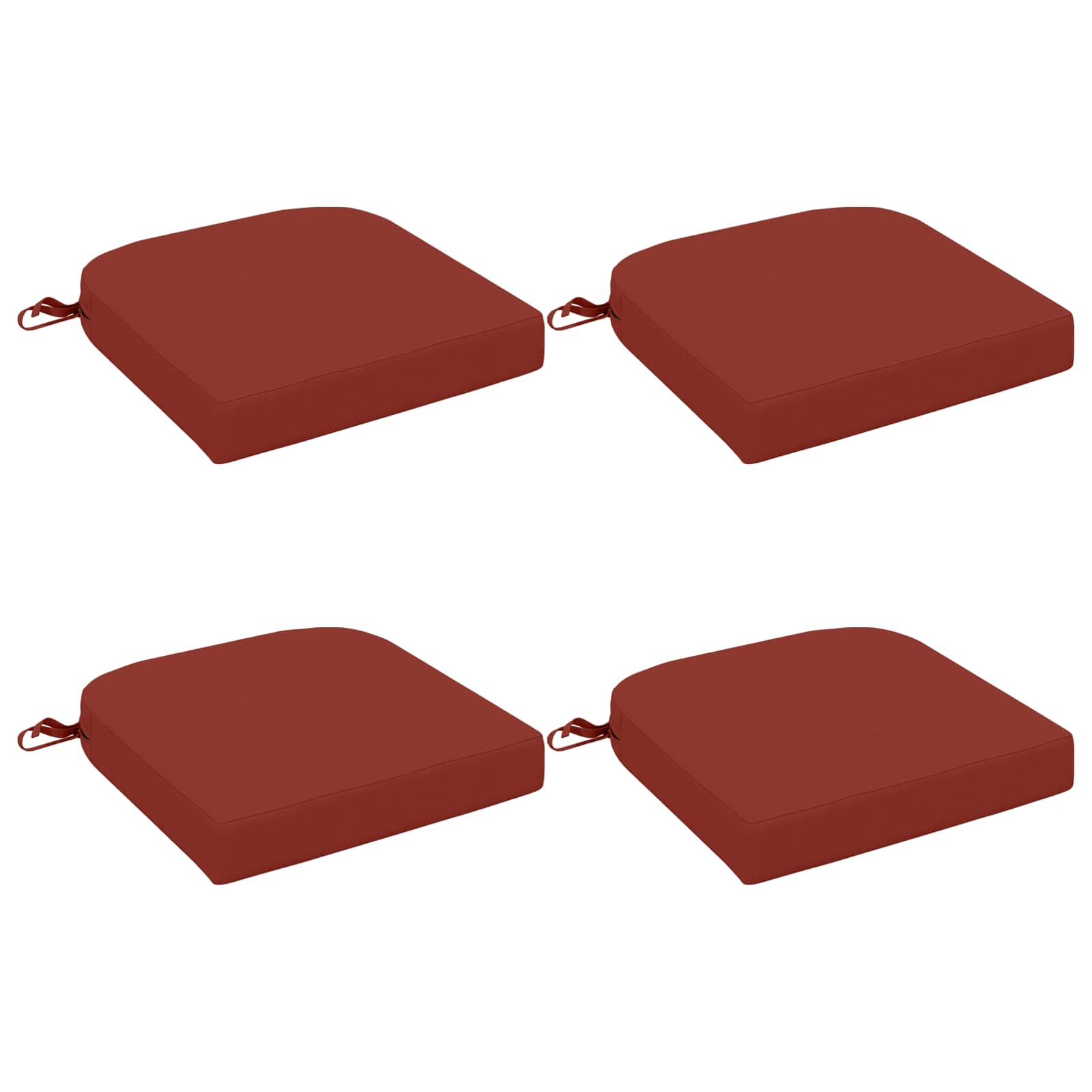 Σετ Μαξιλαριών 4 Τεμαχίων SOEST 4 pcs 100% Πολυεστέρας Κόκκινο - Pakobazaar