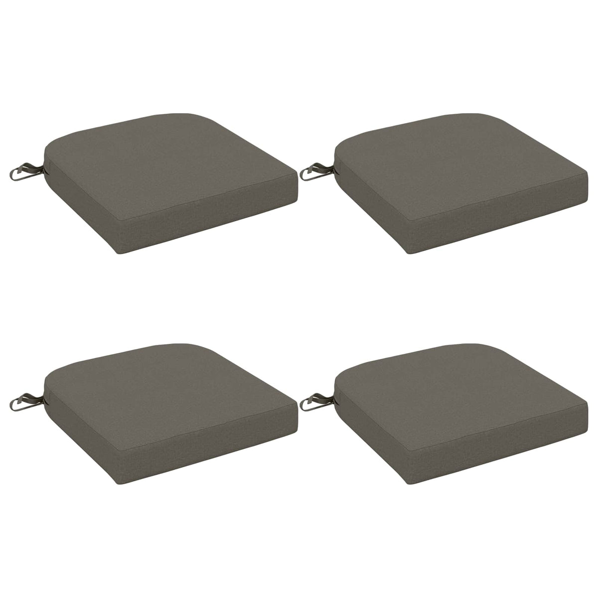 Σετ Μαξιλαριών 4 Τεμαχίων SOEST 4 pcs 100% Πολυεστέρας Γκρι - Pakobazaar