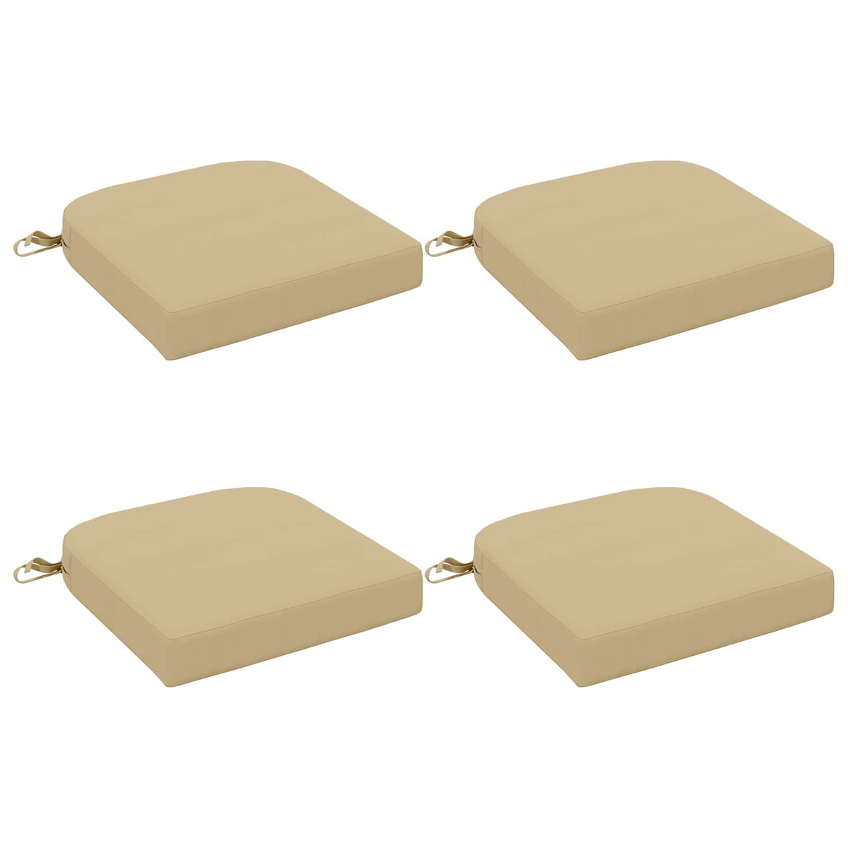 Σετ Μαξιλαριών 4 Τεμαχίων SOEST 4 pcs 100% Πολυεστέρας Μπεζ - Pakobazaar