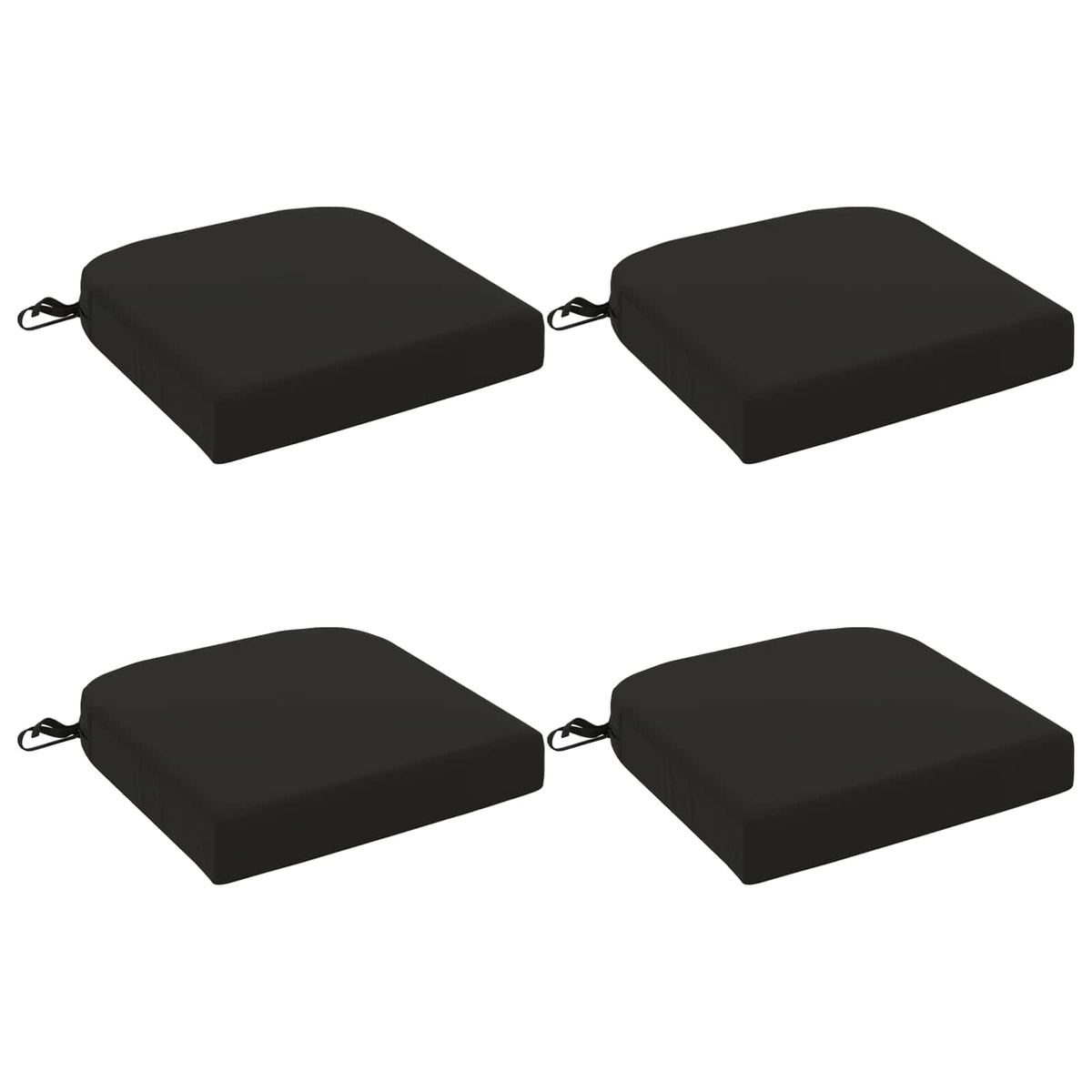 Σετ Μαξιλαριών 4 Τεμαχίων SOEST 4 pcs 100% Πολυεστέρας Μαύρο - Pakobazaar