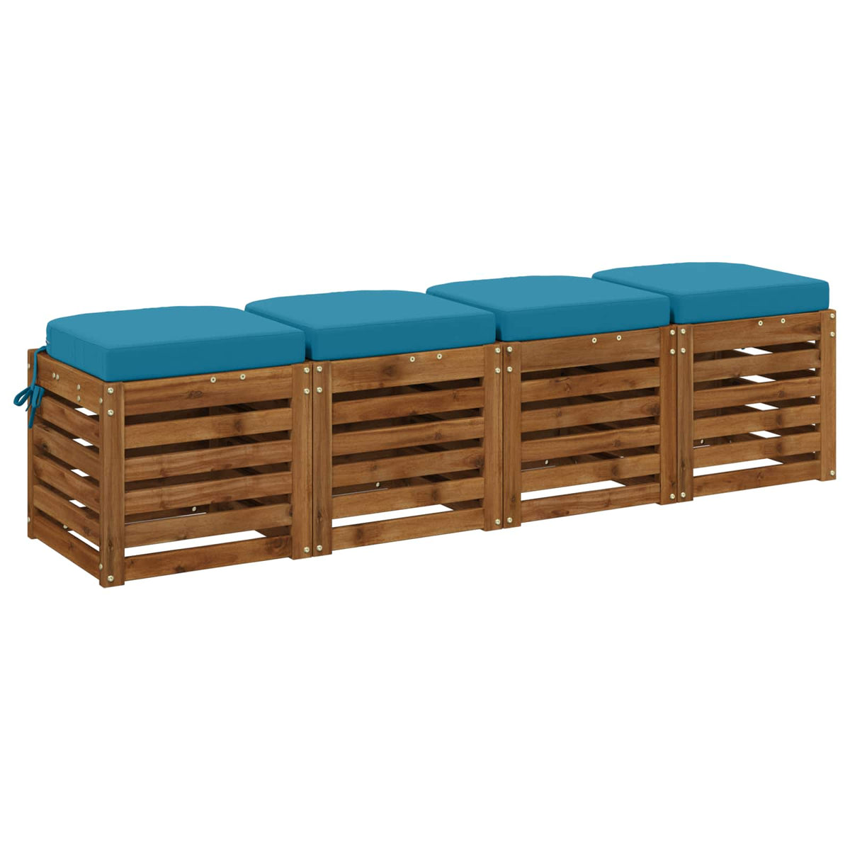 Σετ Μαξιλαριών 4 Τεμαχίων SOEST 4 pcs 100% Πολυεστέρας Γαλάζιο - Pakobazaar