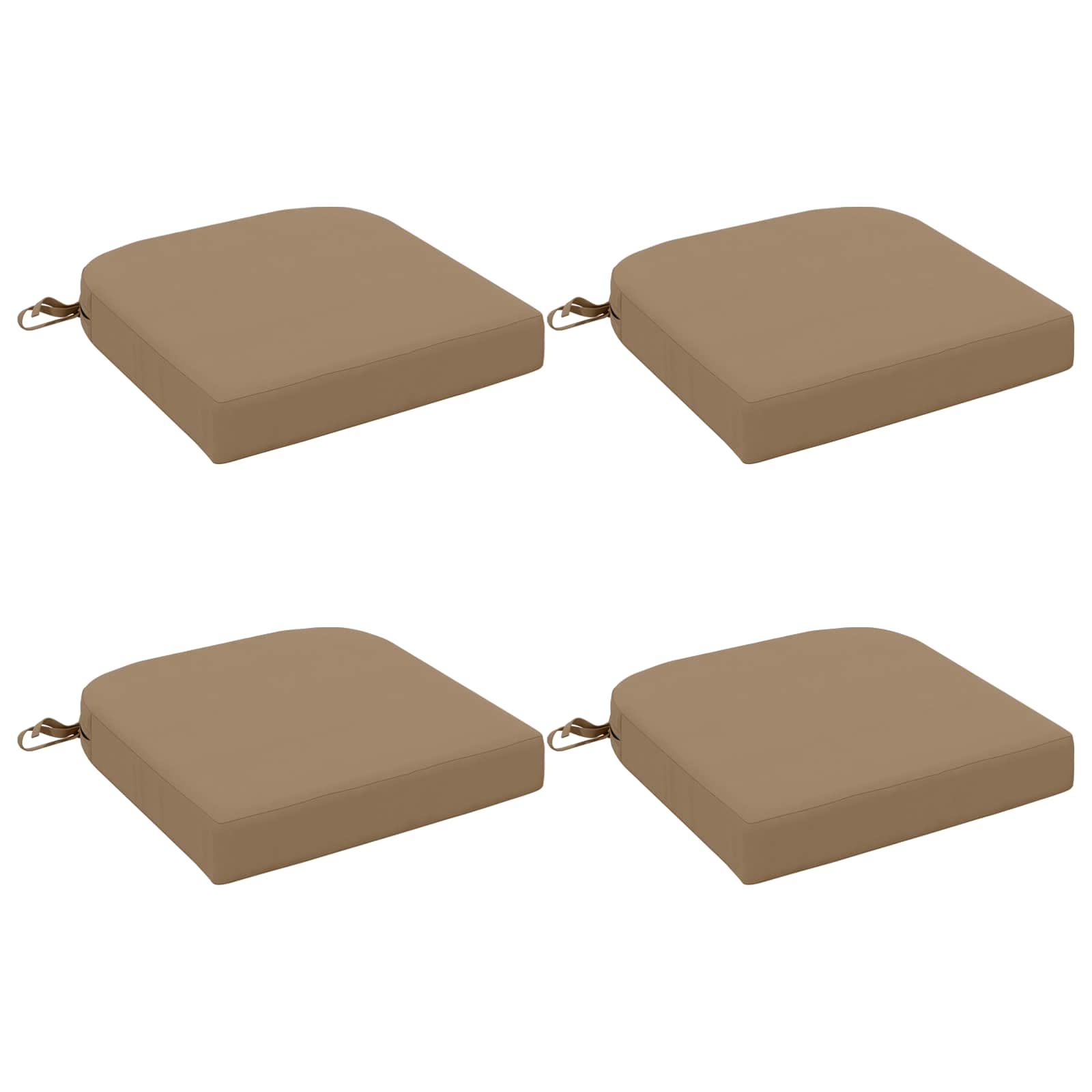Σετ Μαξιλαριών 4 Τεμαχίων SOEST 4 pcs 100% Πολυεστέρας Taupe - Pakobazaar