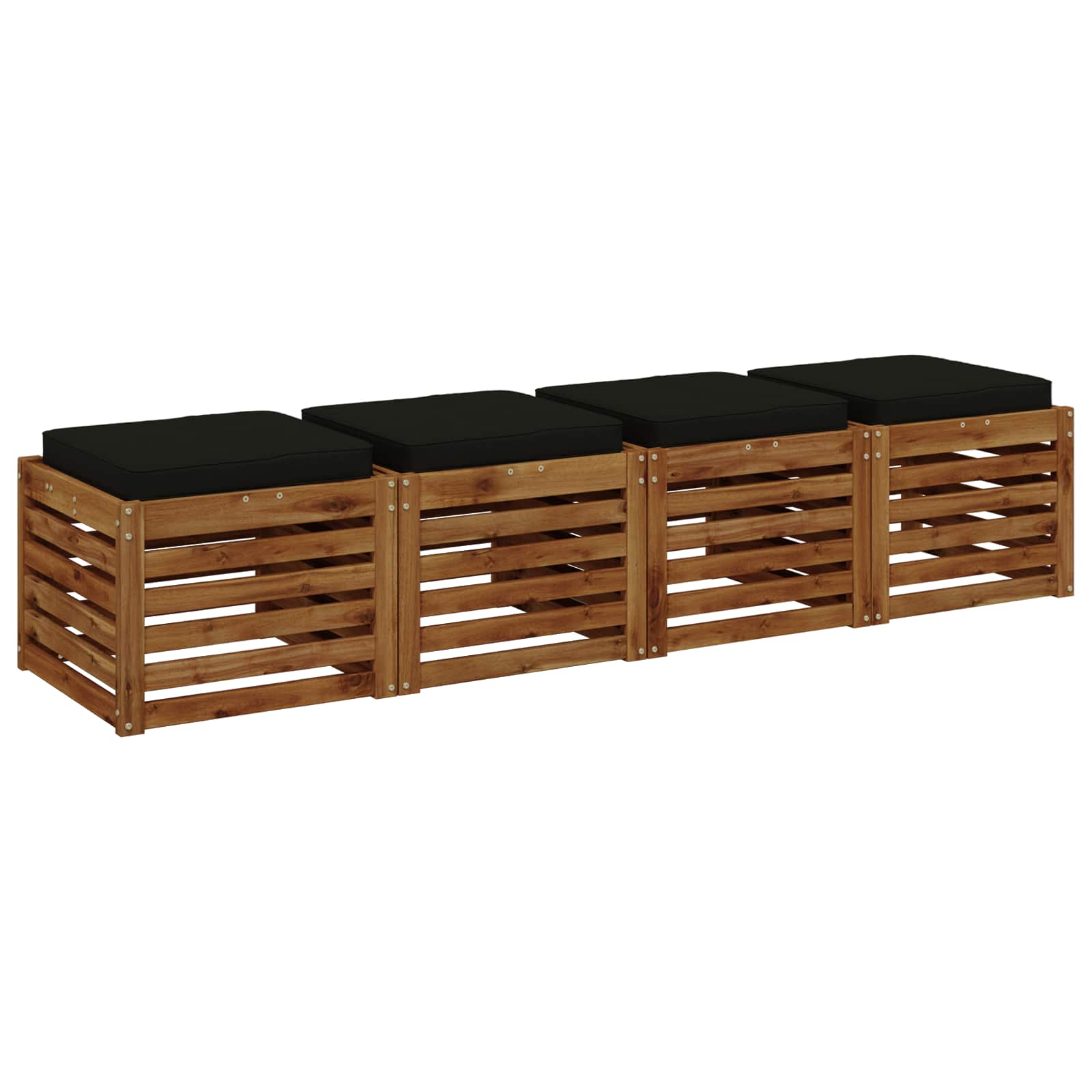 Μαξιλάρια καθιστικού 4 κομματιών VUGHT 4 pcs 100% Πολυεστέρας