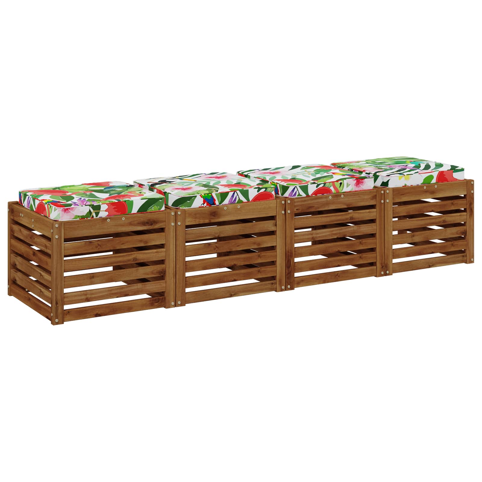 Μαξιλάρια καθιστικού 4 κομματιών VUGHT 4 pcs 100% Πολυεστέρας - Pakobazaar