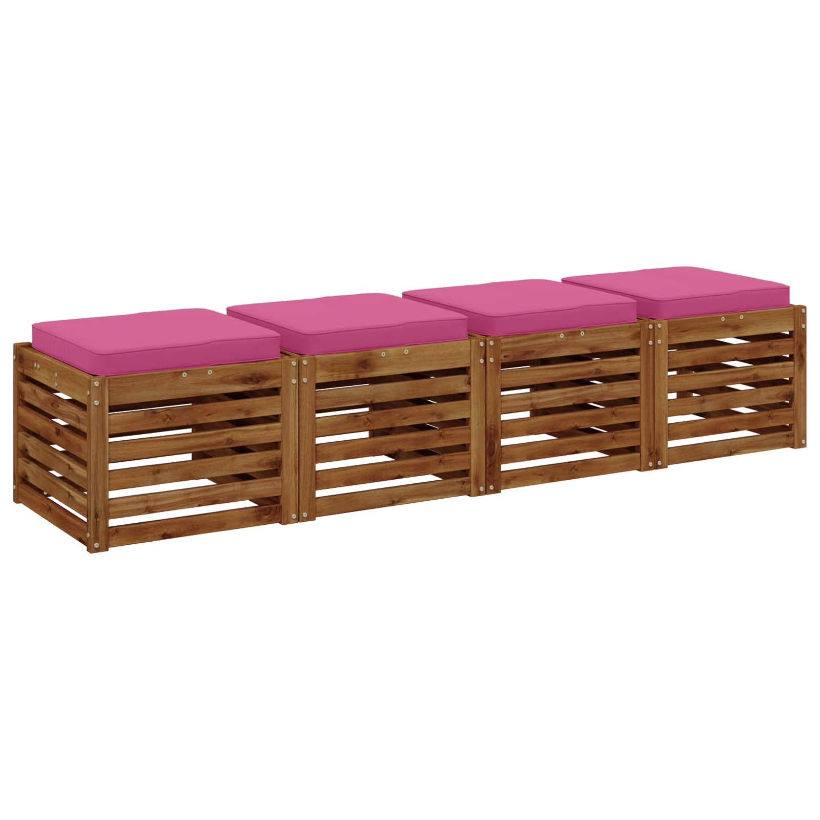 Μαξιλάρια καθιστικού 4 κομματιών VUGHT 4 pcs 100% Πολυεστέρας - Pakobazaar