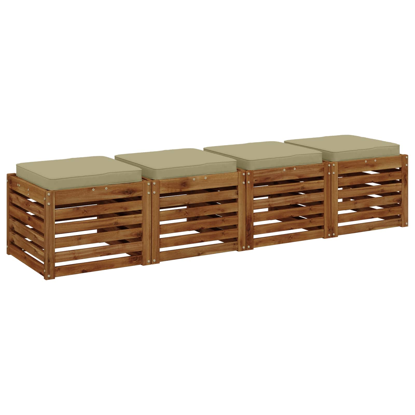 Μαξιλάρια καθιστικού 4 κομματιών VUGHT 4 pcs 100% Πολυεστέρας - Pakobazaar