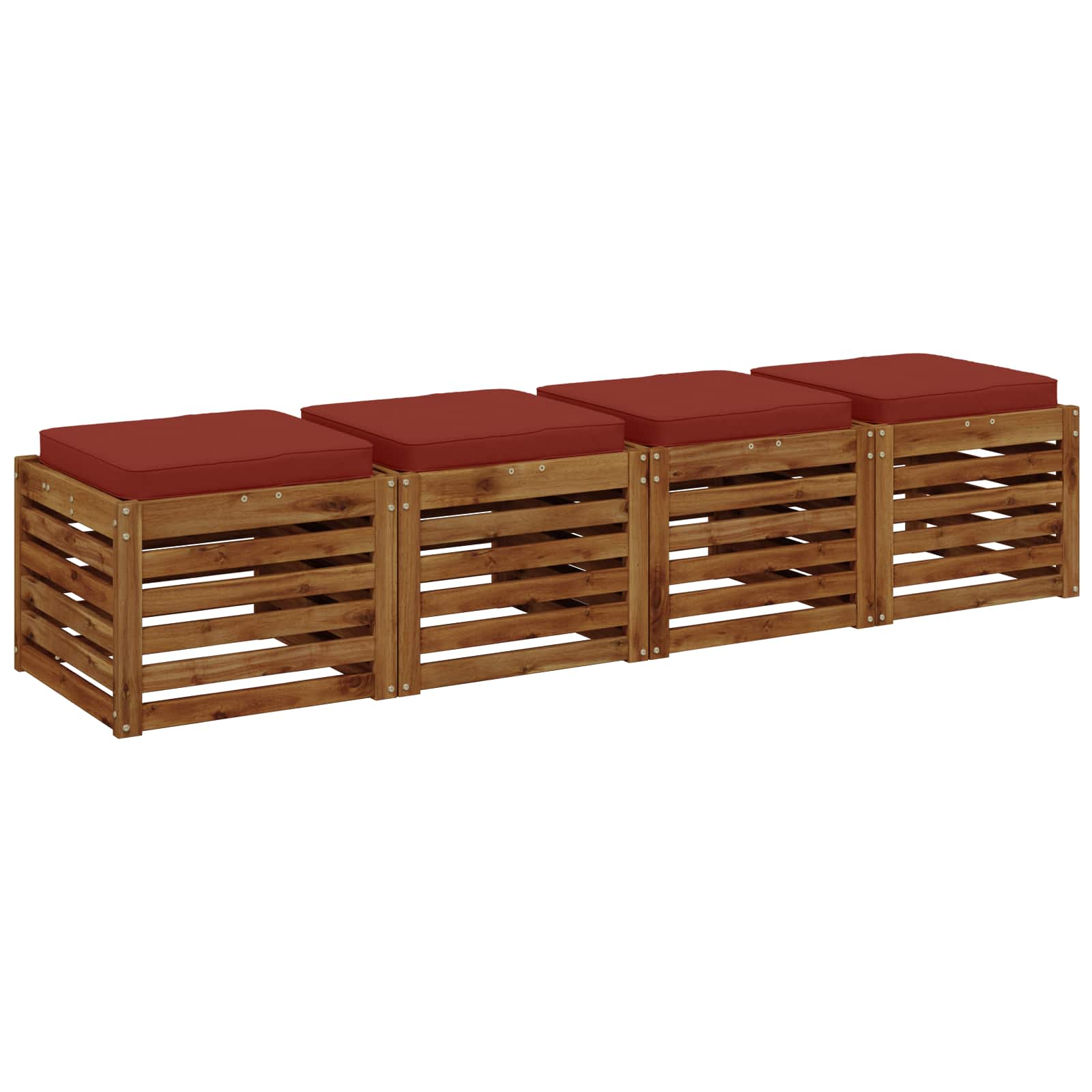 Μαξιλάρια καθιστικού 4 κομματιών VUGHT 4 pcs 100% Πολυεστέρας