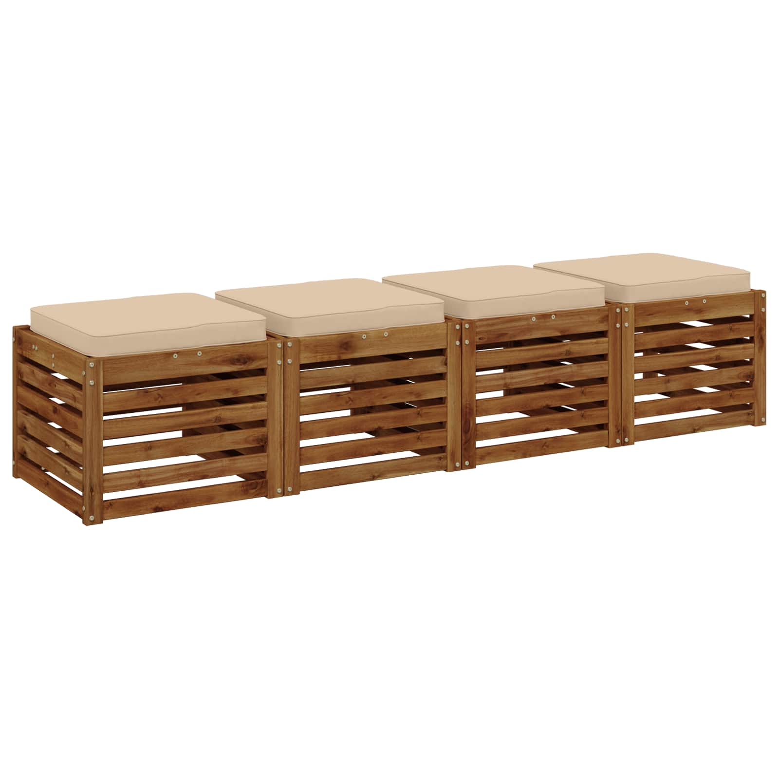 Μαξιλάρια καθιστικού 4 κομματιών VUGHT 4 pcs 100% Πολυεστέρας