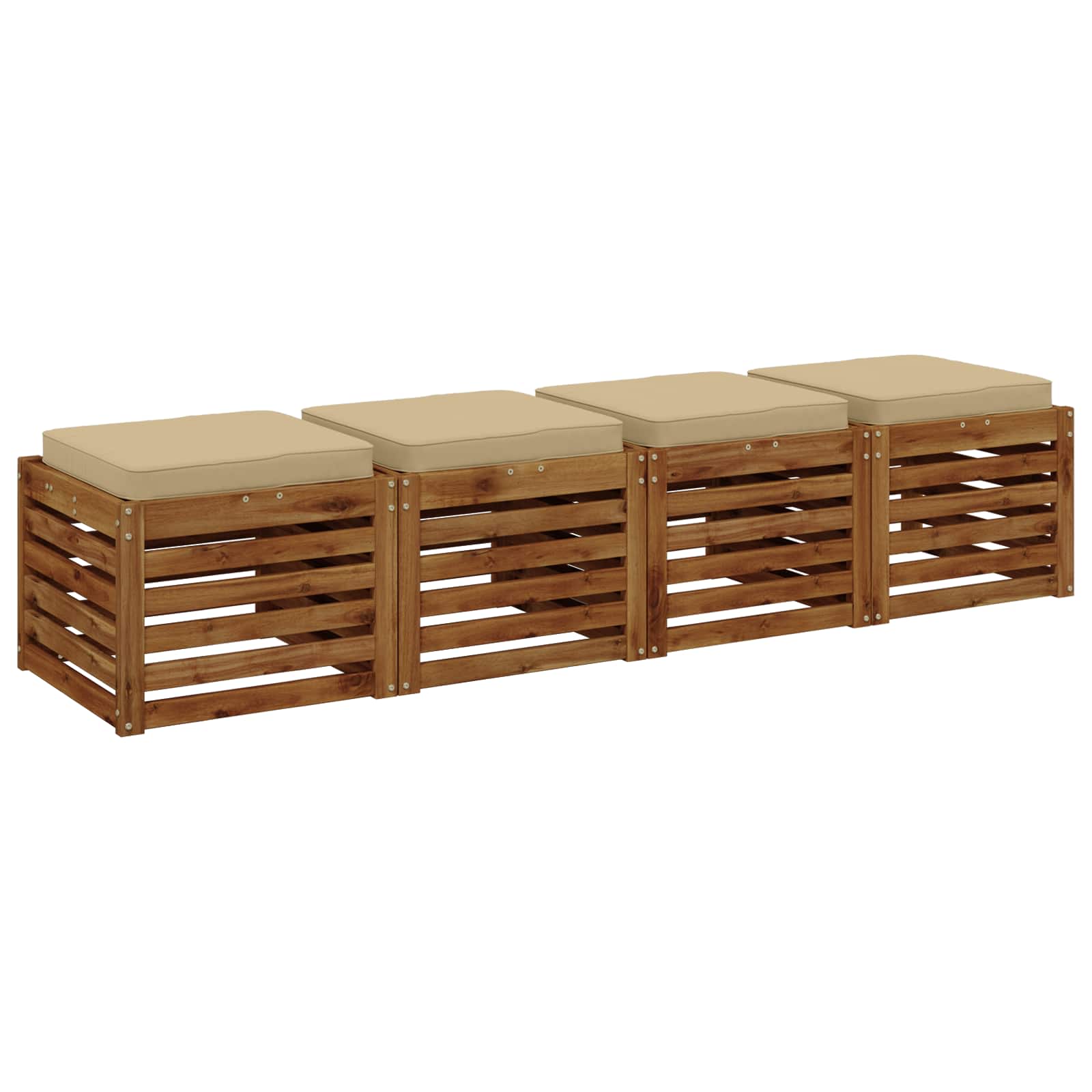 Μαξιλάρια καθιστικού 4 κομματιών VUGHT 4 pcs 100% Πολυεστέρας