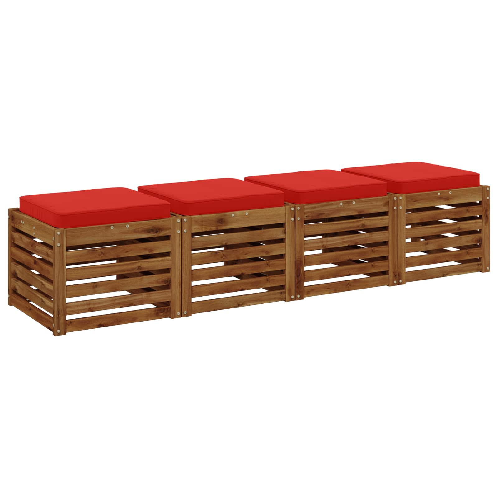 Μαξιλάρια καθιστικού 4 κομματιών VUGHT 4 pcs 100% Πολυεστέρας