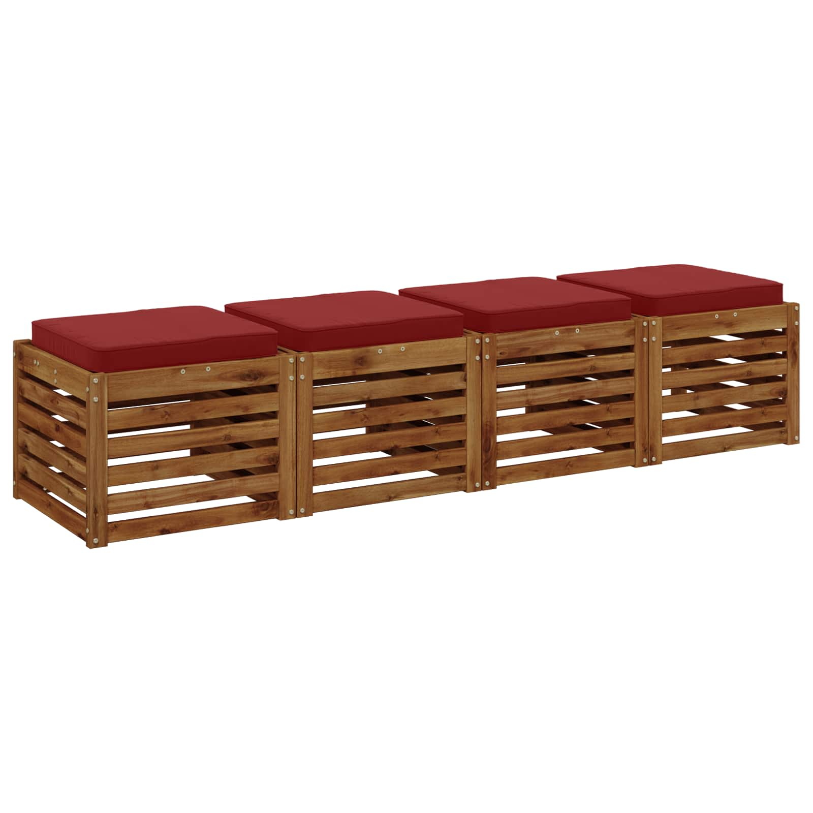 Μαξιλάρια καθιστικού 4 κομματιών VUGHT 4 pcs 100% Πολυεστέρας