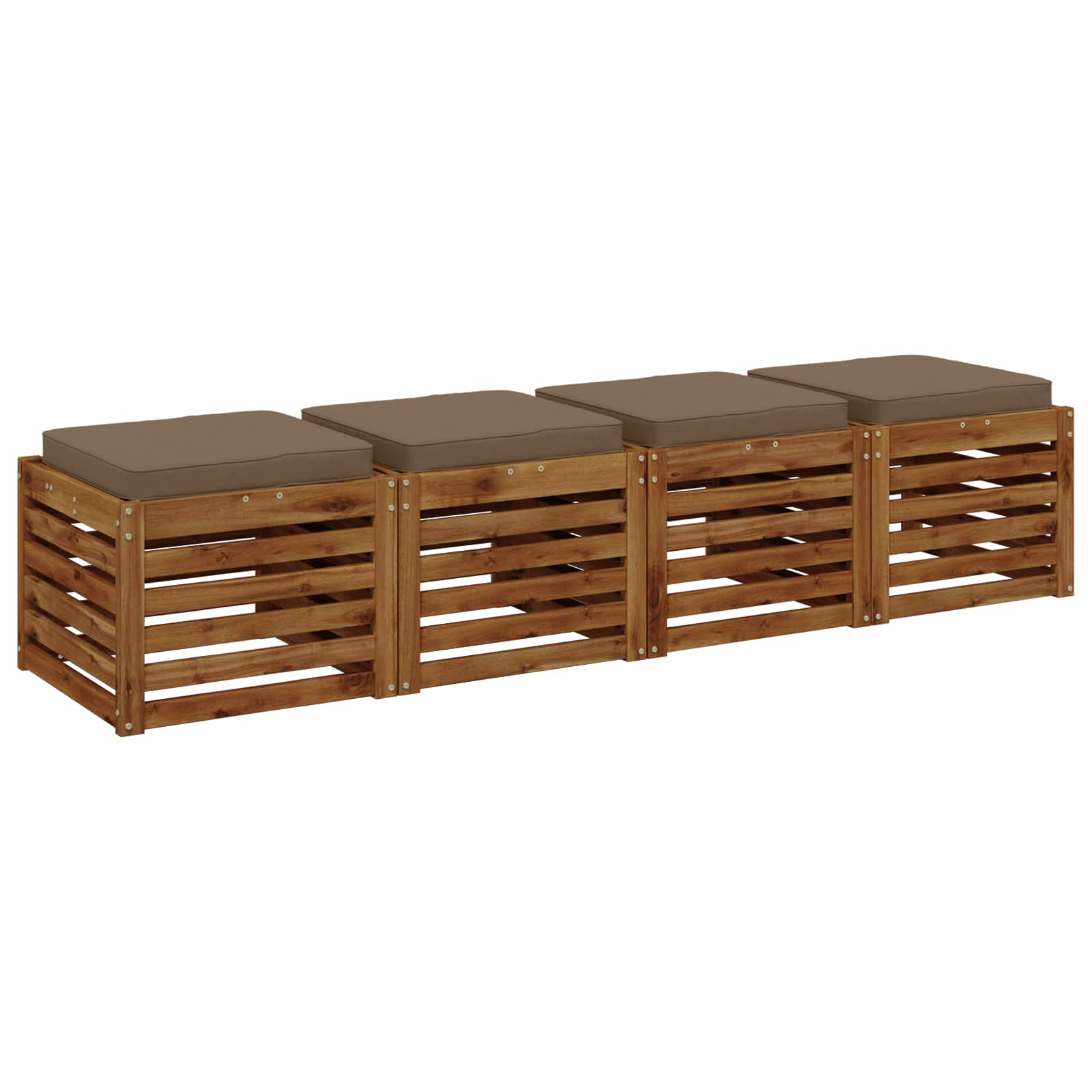 Μαξιλάρια καθιστικού 4 κομματιών VUGHT 4 pcs 100% Πολυεστέρας