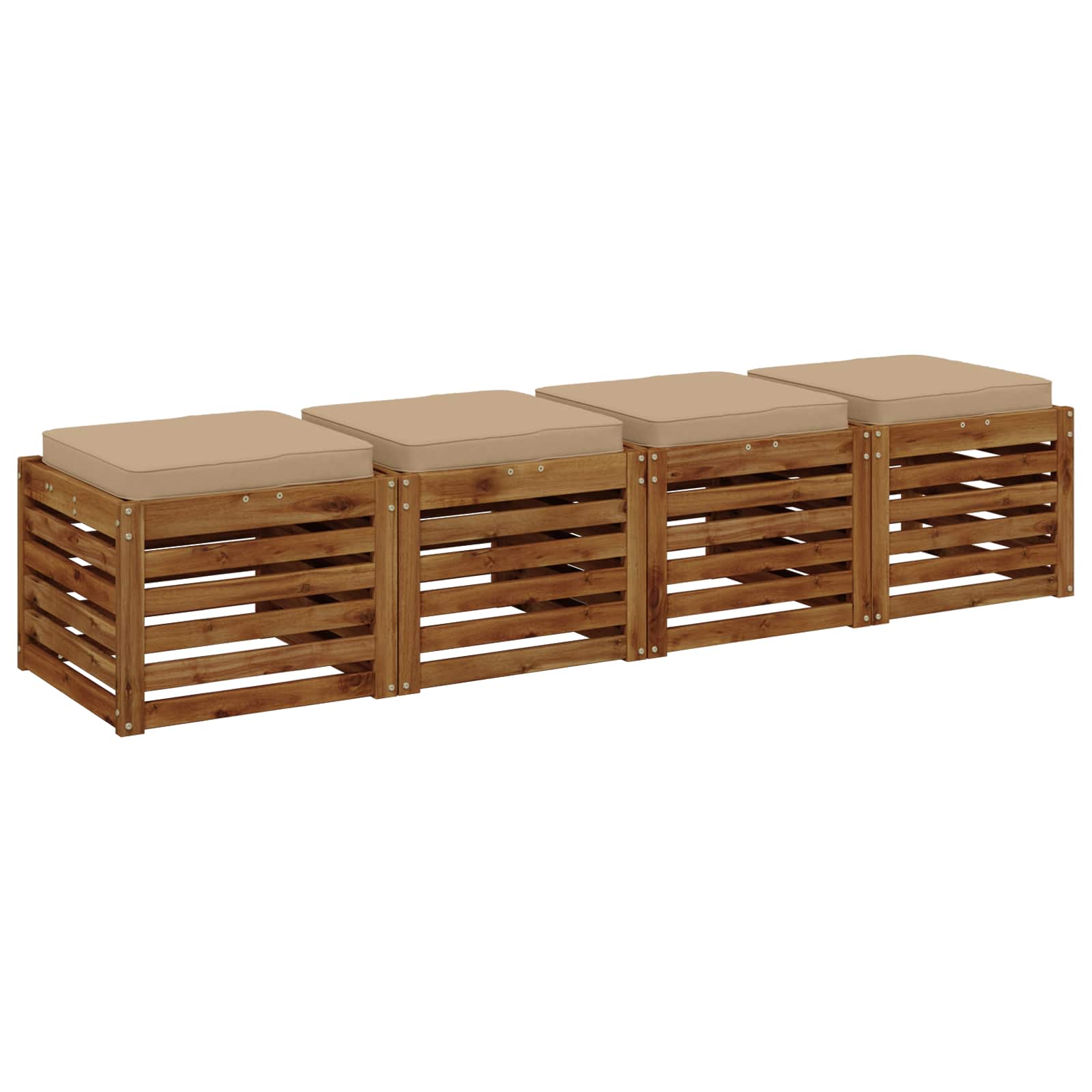 Μαξιλάρια καθιστικού 4 κομματιών VUGHT 4 pcs 100% Πολυεστέρας - Pakobazaar