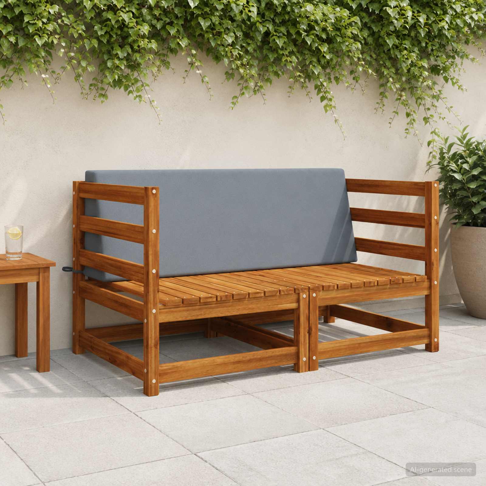 Μαξιλάρι πλάτης SOEST 100% Πολυεστέρας Μπλε 120 x 20 x 40 εκ.