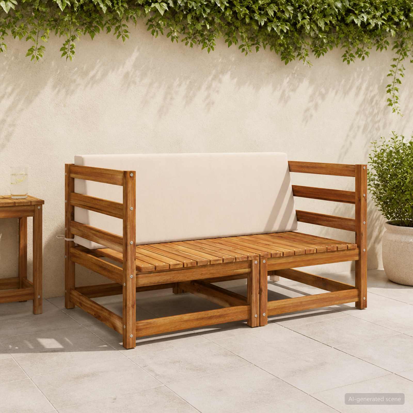 Μαξιλάρι πλάτης SOEST 100% Πολυεστέρας Κρεμ 120 x 20 x 40 εκ.