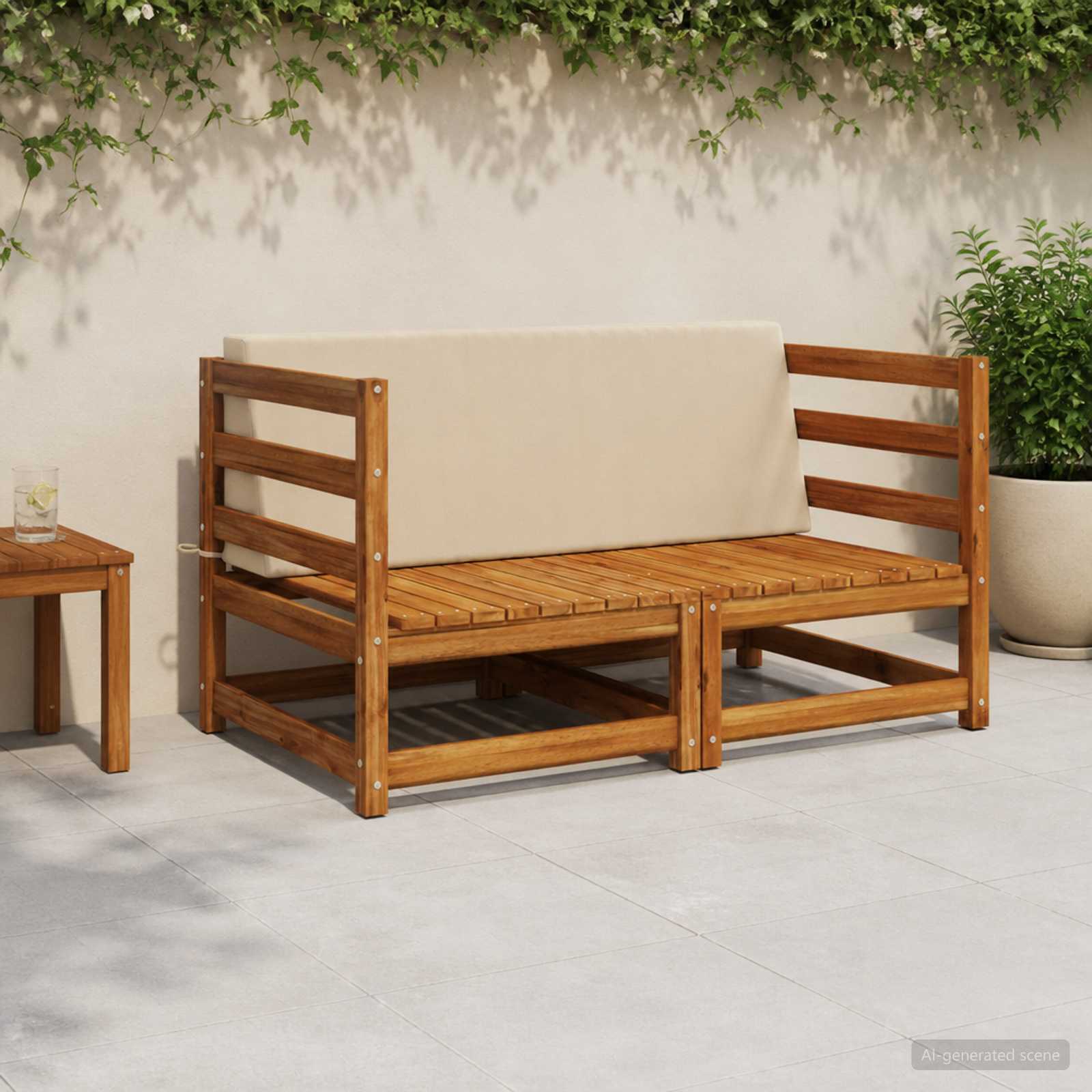 Μαξιλάρι πλάτης SOEST 100% Πολυεστέρας Μπεζ 120 x 20 x 40 εκ. - Pakobazaar