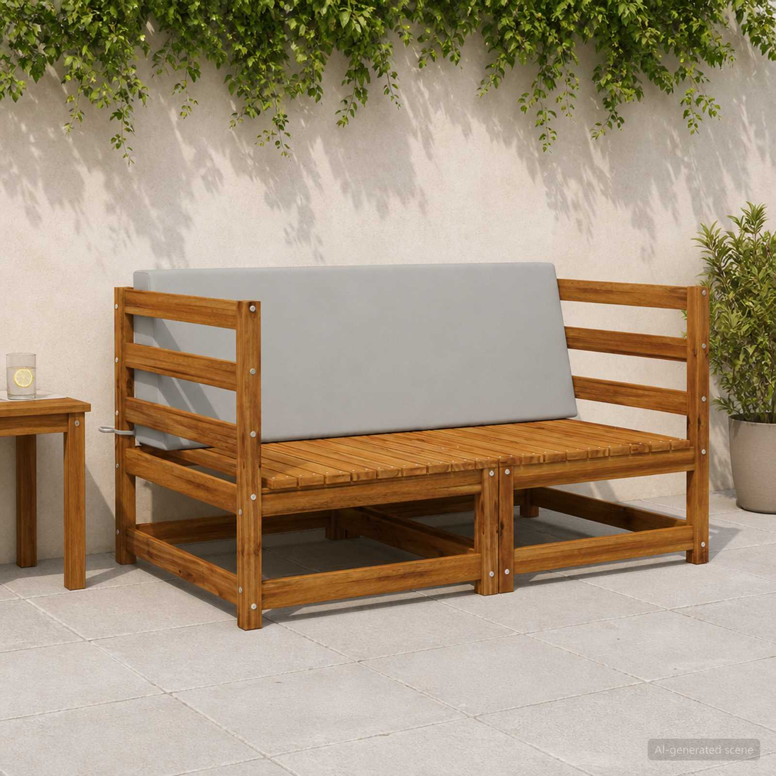 Μαξιλάρι πλάτης SOEST 100% Πολυεστέρας Γκρι 120 x 20 x 40 εκ. - Pakobazaar