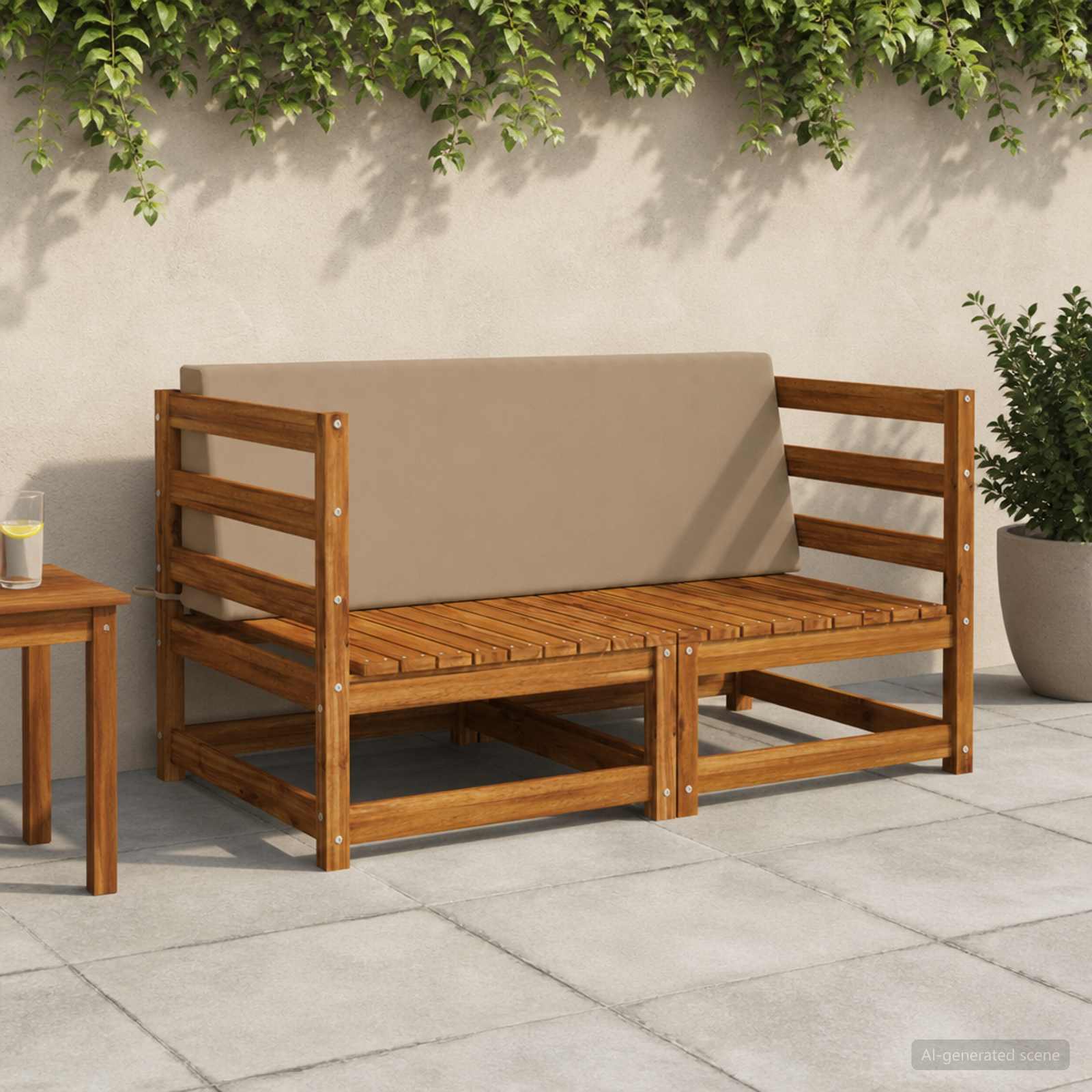 Μαξιλάρι πλάτης SOEST 100% Πολυεστέρας Taupe 120 x 20 x 40 εκ.