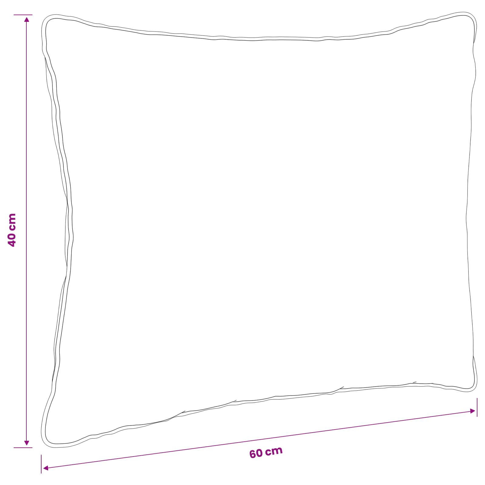 1-Τεμαχίου Μαξιλάρι Πλάτης PUTTEN 100% Πολυεστέρας Κρεμ
