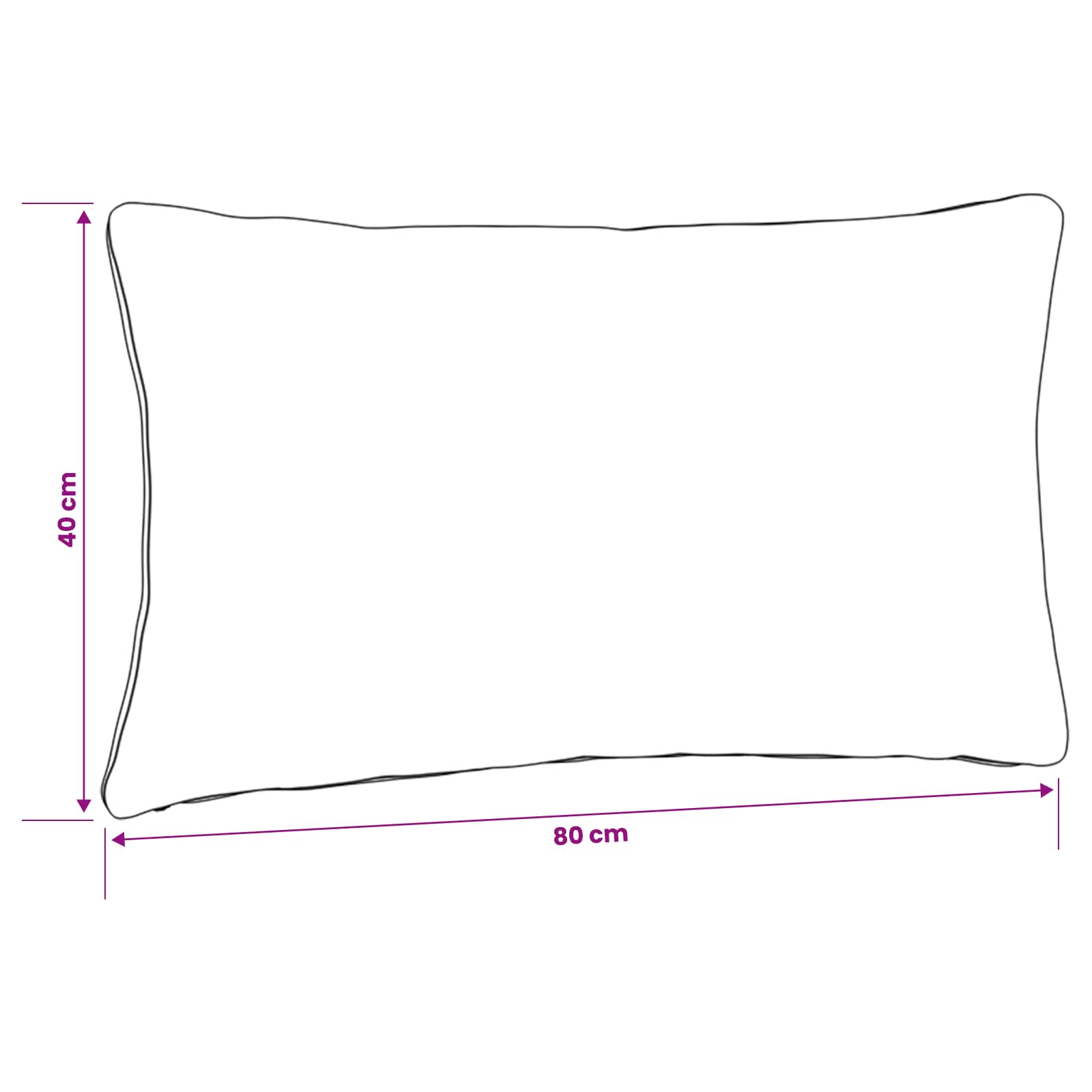 1-Τεμαχίου Μαξιλάρι Πλάτης PUTTEN 100% Πολυεστέρας Γκρι - Pakobazaar