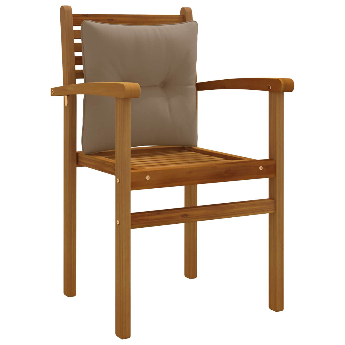 Μαξιλάρι πλάτης PUTTEN 100% Πολυεστέρας Taupe 40 x 40 x 10 cm