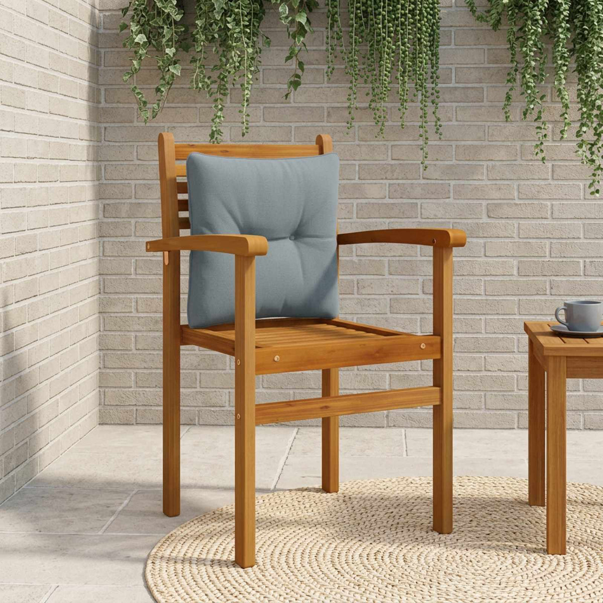Μαξιλάρι πλάτης PUTTEN 100% Πολυεστέρας Μπλε 40 x 40 x 10 cm
