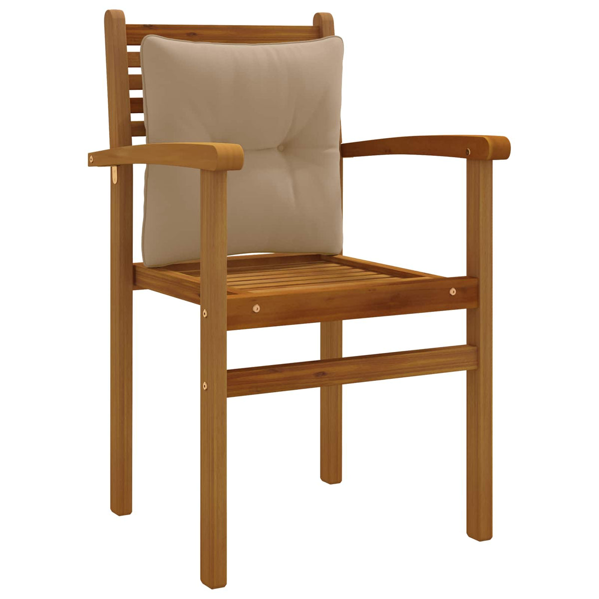Μαξιλάρι πλάτης PUTTEN 100% Πολυεστέρας Taupe 40 x 40 x 10 cm