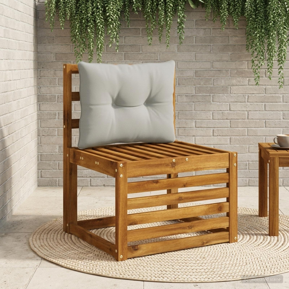 Μαξιλάρι πλάτης PUTTEN 100% Πολυεστέρας Γκρι 60 x 40 x 10 εκ - Pakobazaar