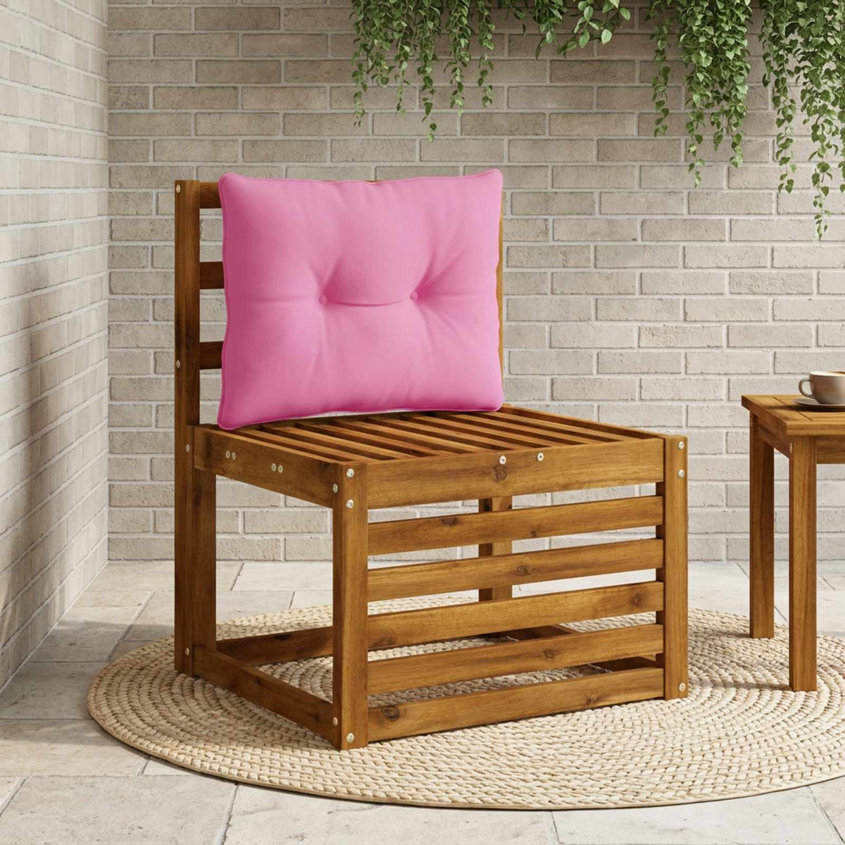 Μαξιλάρι πλάτης PUTTEN 100% Πολυεστέρας Ροζ 50 x 40 x 10 cm