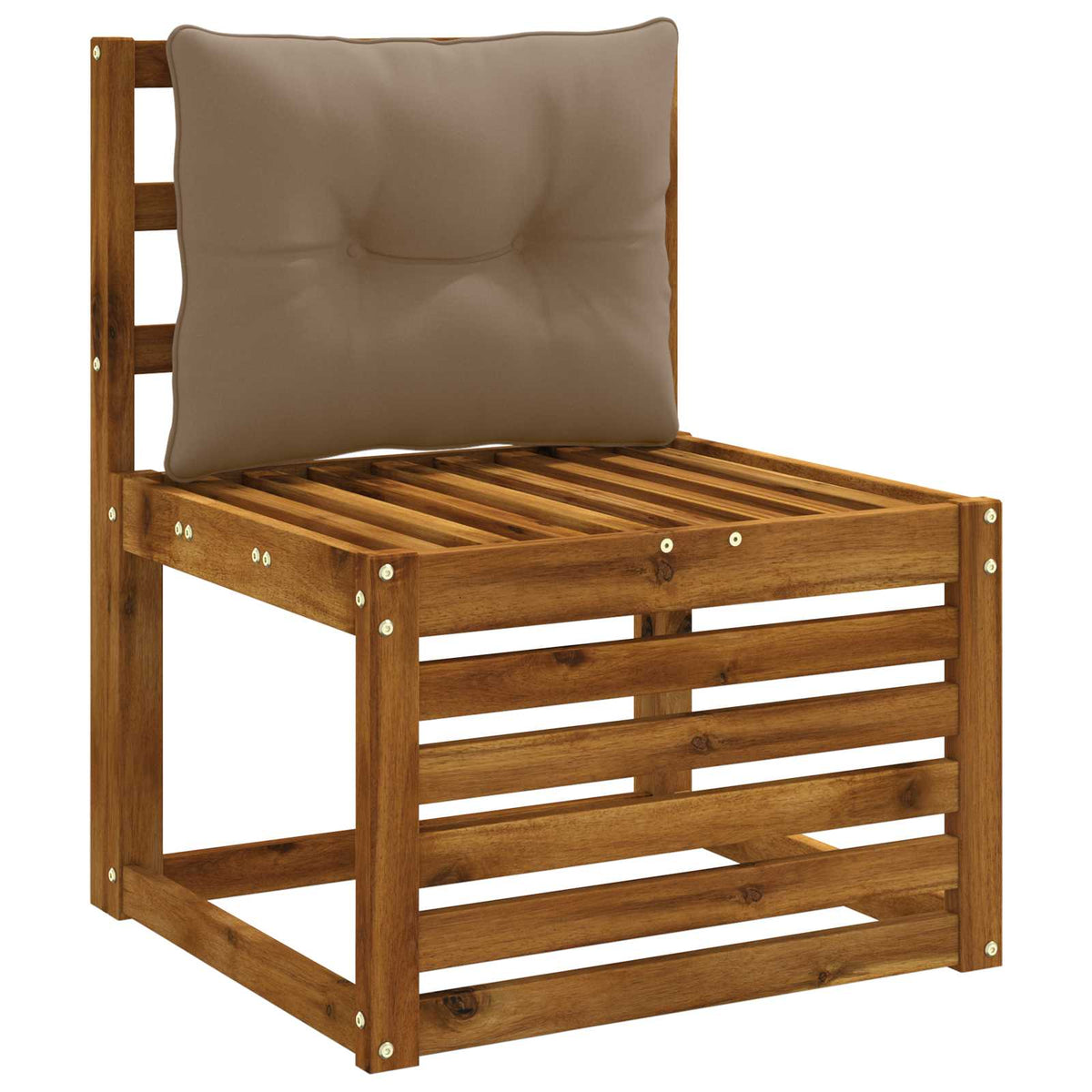 Μαξιλάρι πλάτης PUTTEN 100% Πολυεστέρας Taupe 60 x 40 x 10 εκ - Pakobazaar
