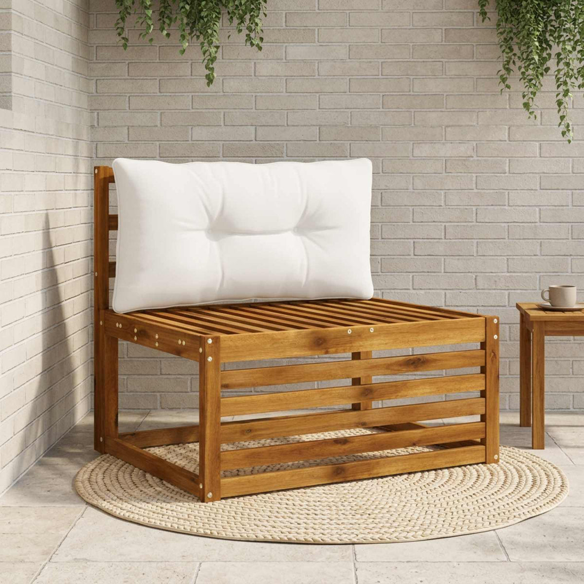 Μαξιλάρι πλάτης PUTTEN 100% Πολυεστέρας Λευκό 70 x 40 x 10 cm - Pakobazaar