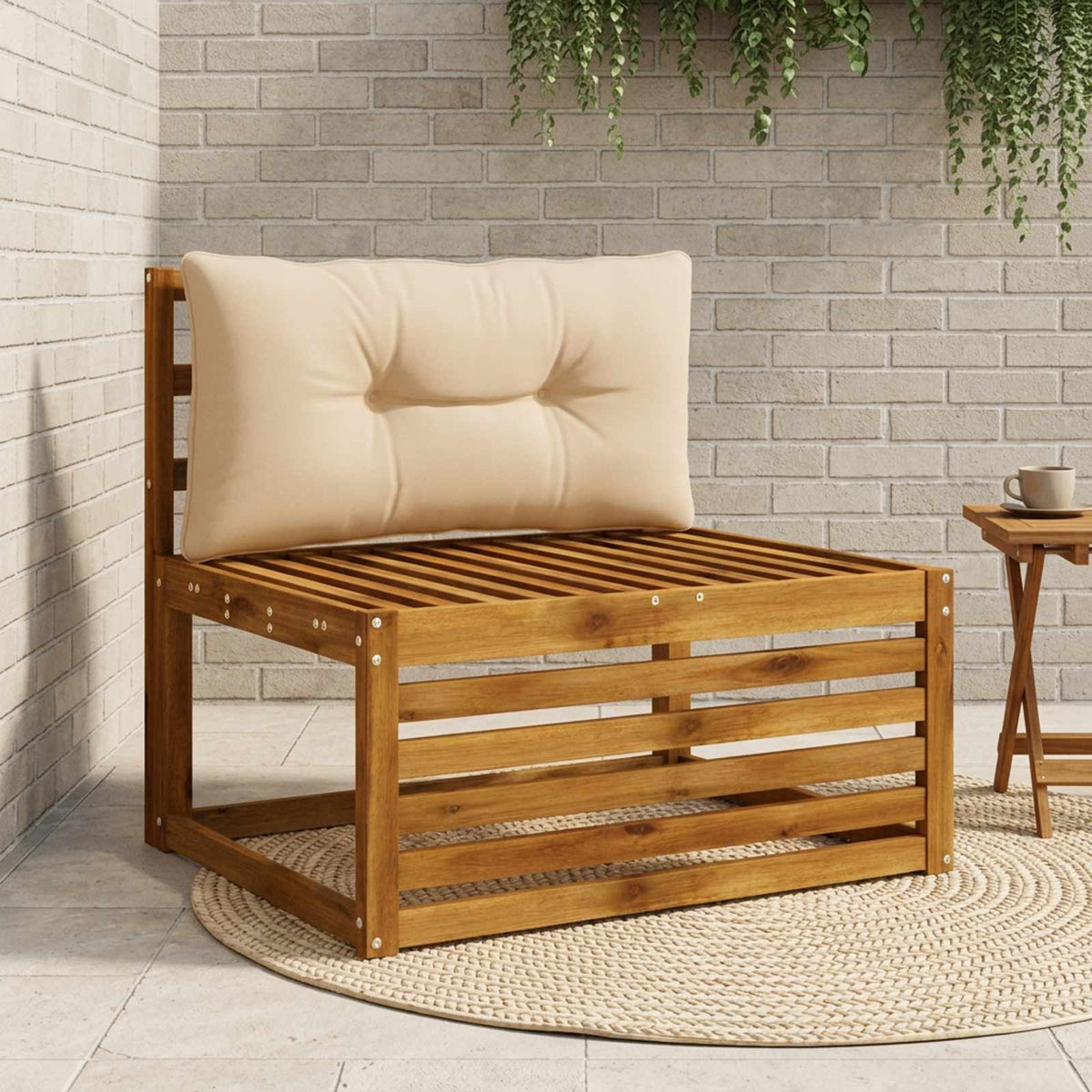 Μαξιλάρι πλάτης PUTTEN 100% Πολυεστέρας Άμμος 70 x 40 x 10 εκ. - Pakobazaar
