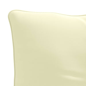 Μαξιλάρι πλάτης PUTTEN 100% Πολυεστέρας Κρεμ 80 x 40 x 10 cm